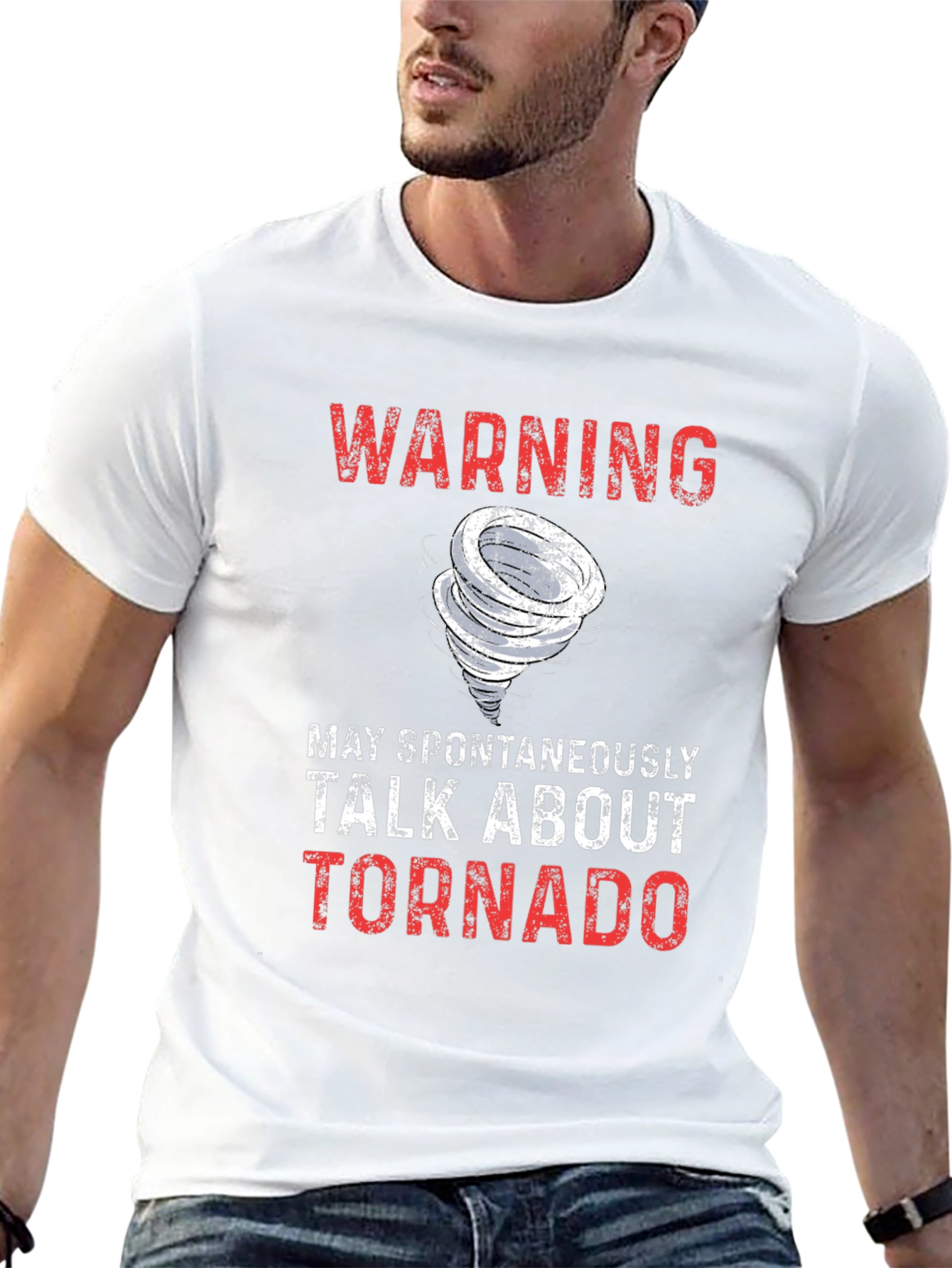Warning: May Spontaneously Talk About Tornado T-Shirt