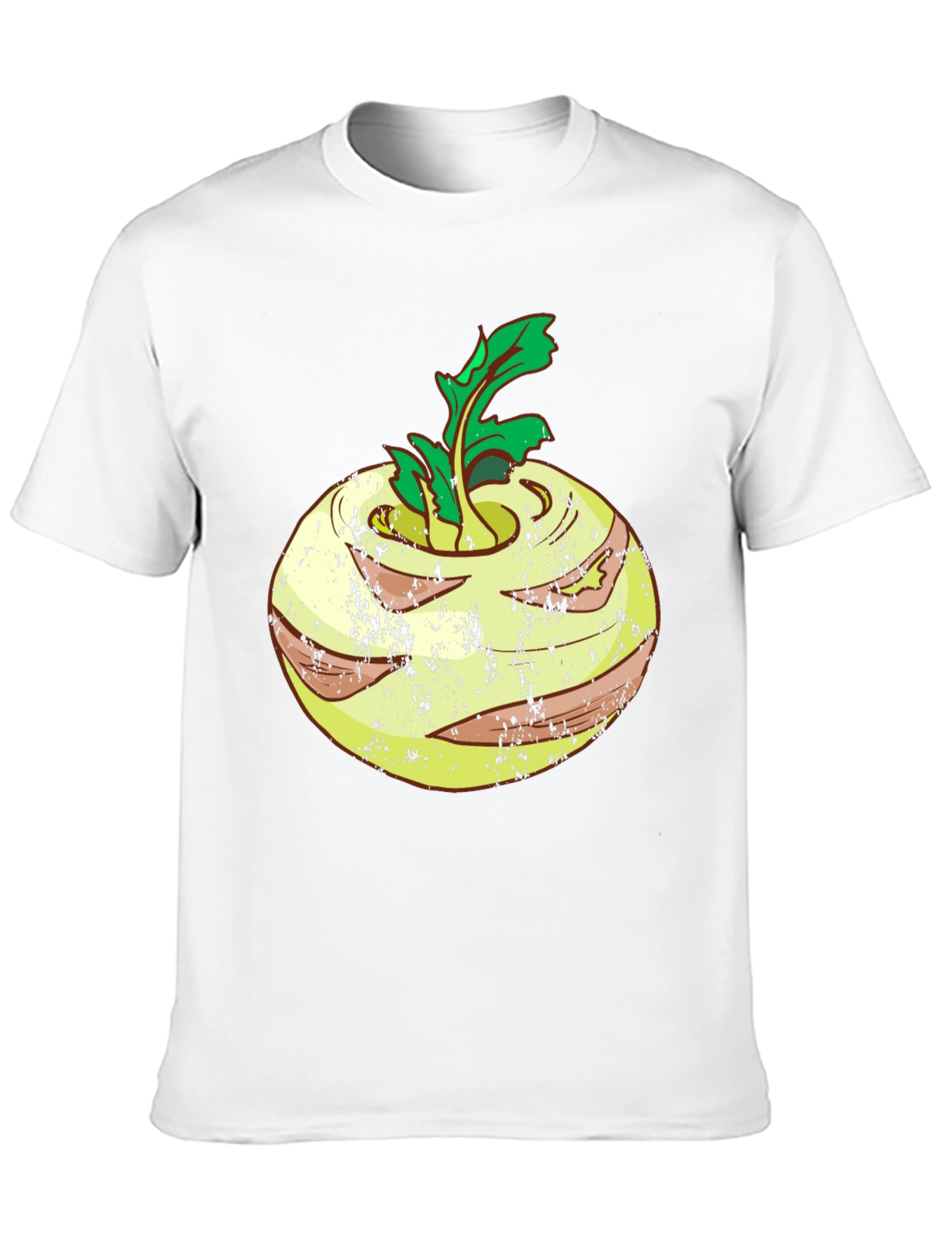 Kohlrabi Graphic T-Shirt - Unique Vegetable Design Tee
