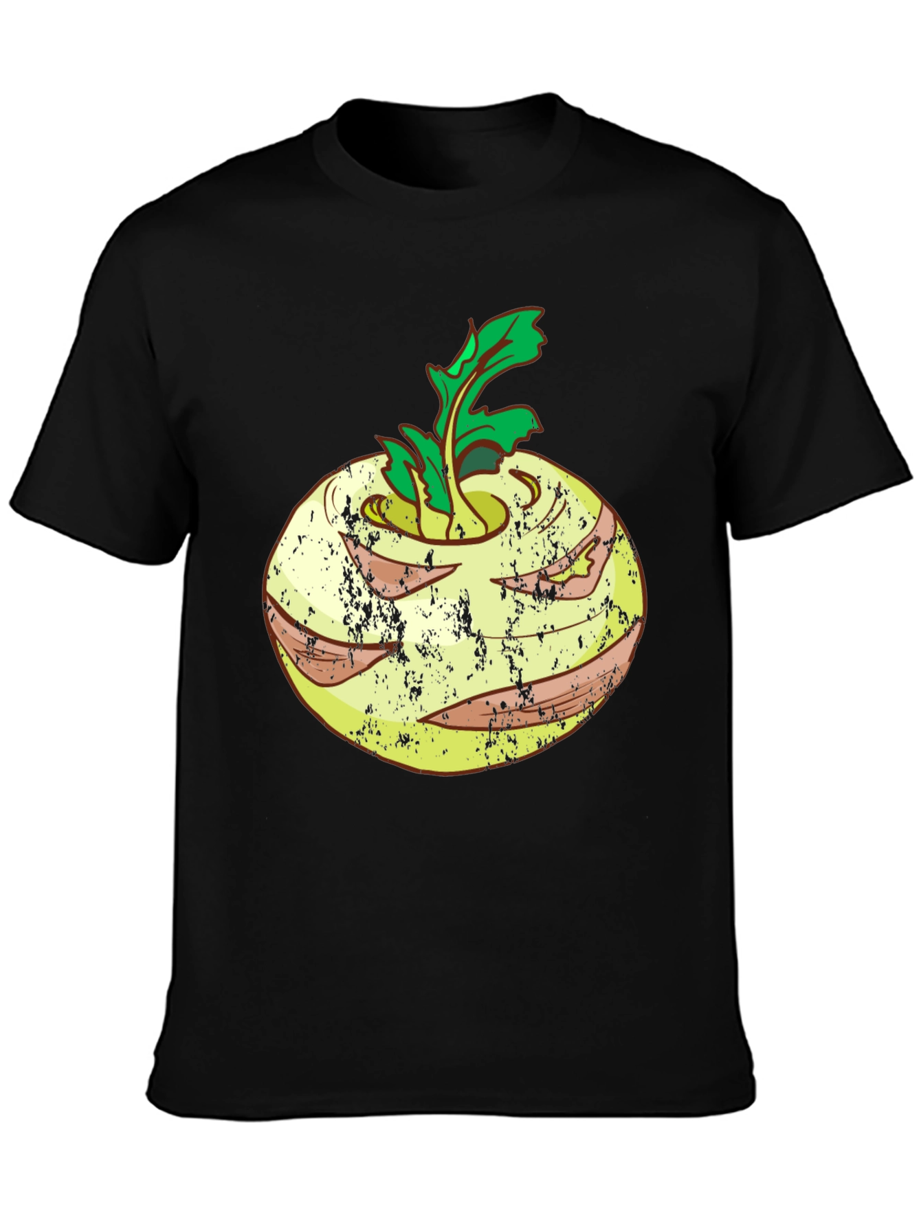 Kohlrabi Graphic T-Shirt - Unique Vegetable Design Tee