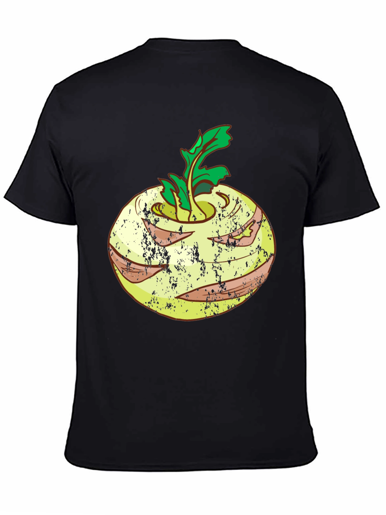 Kohlrabi Graphic T-Shirt - Unique Vegetable Design Tee