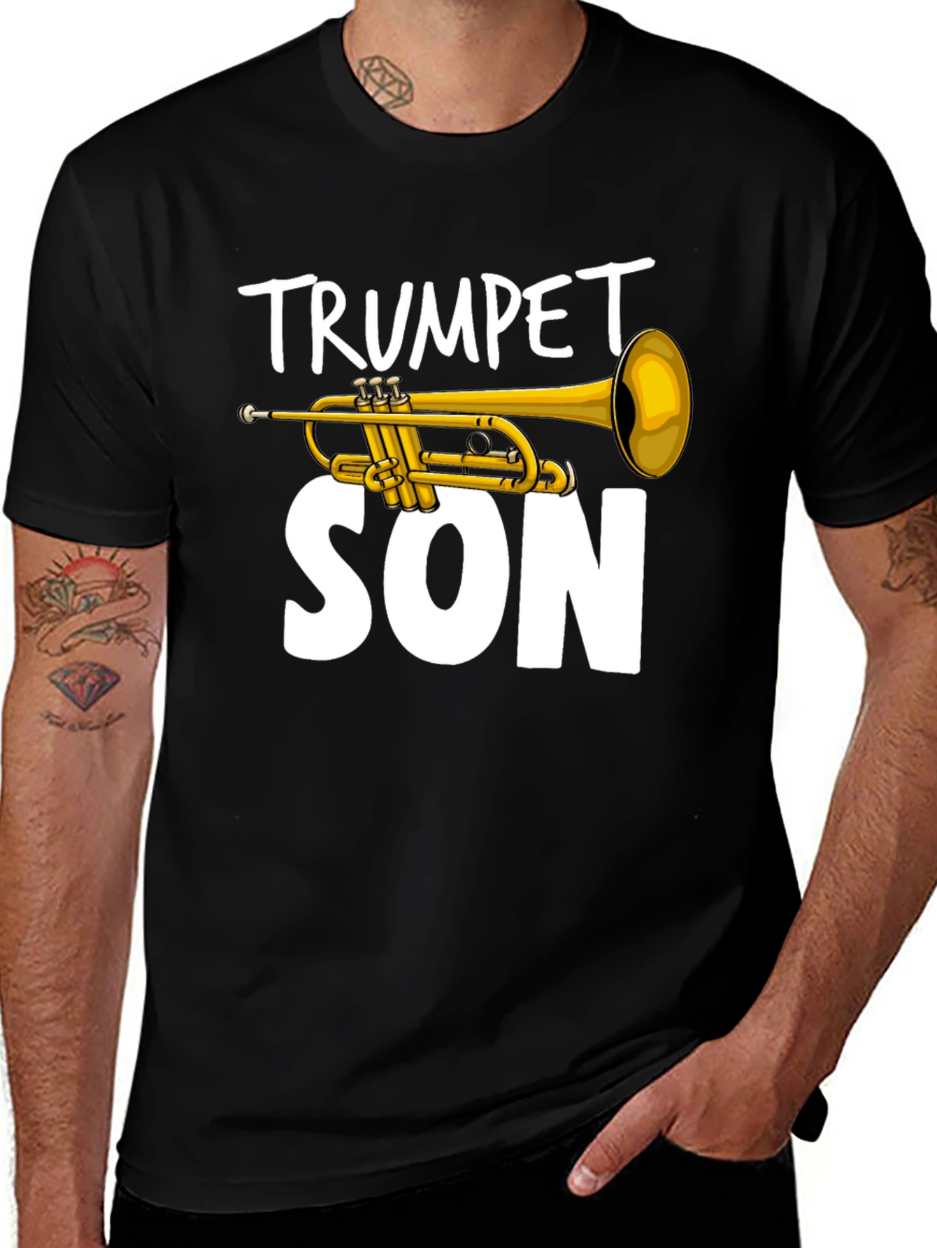Trumpet Son T-Shirt - Musical Gift for Musicians