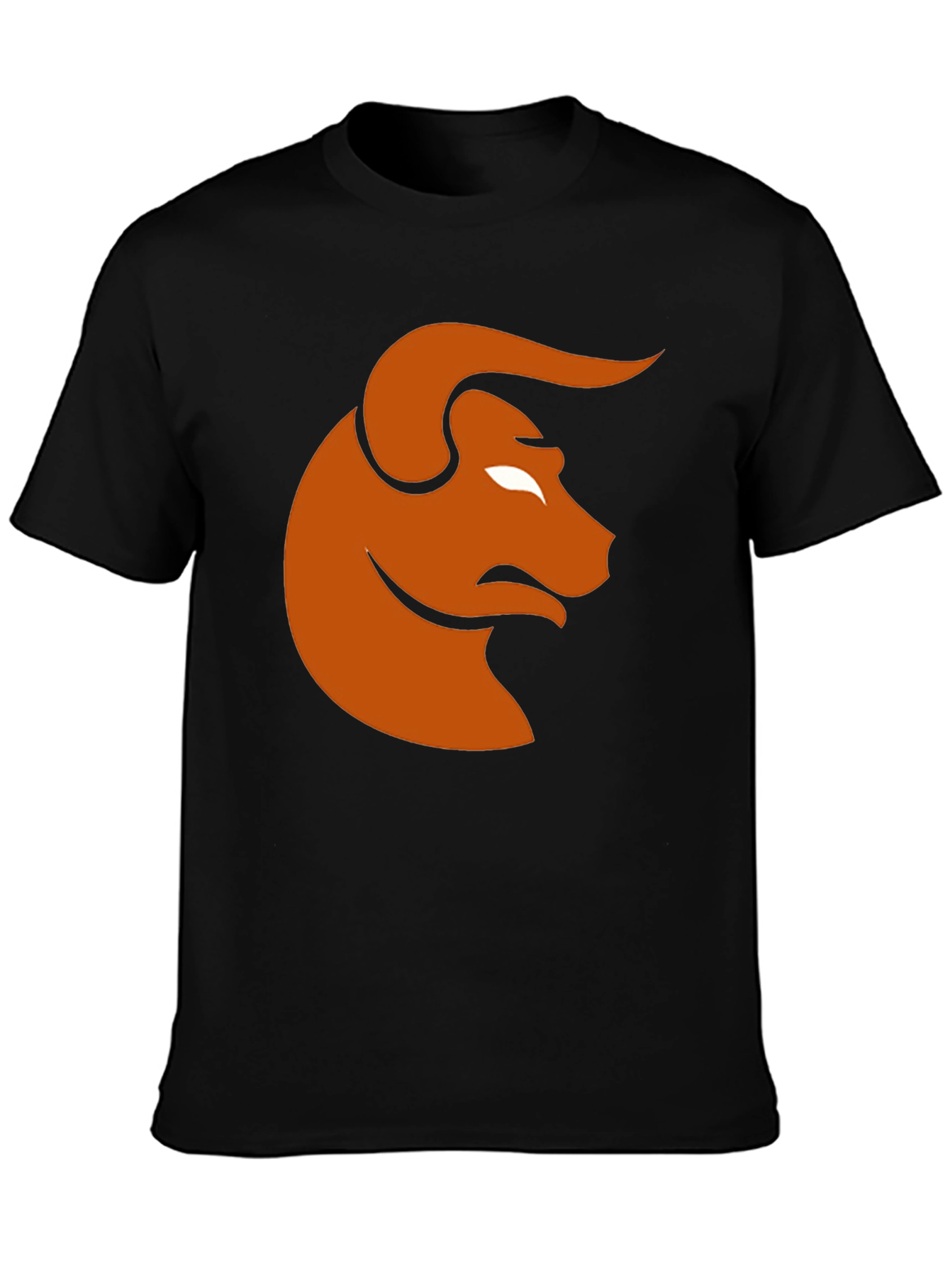 Bull Graphic Tee - Black Casual T-Shirt