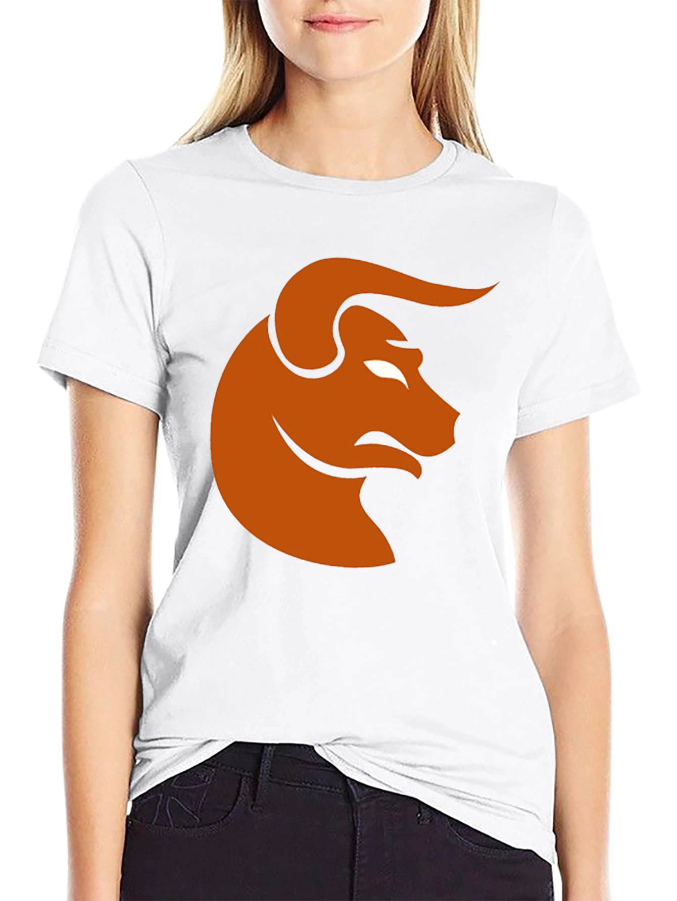 Bull Graphic Tee - Black Casual T-Shirt