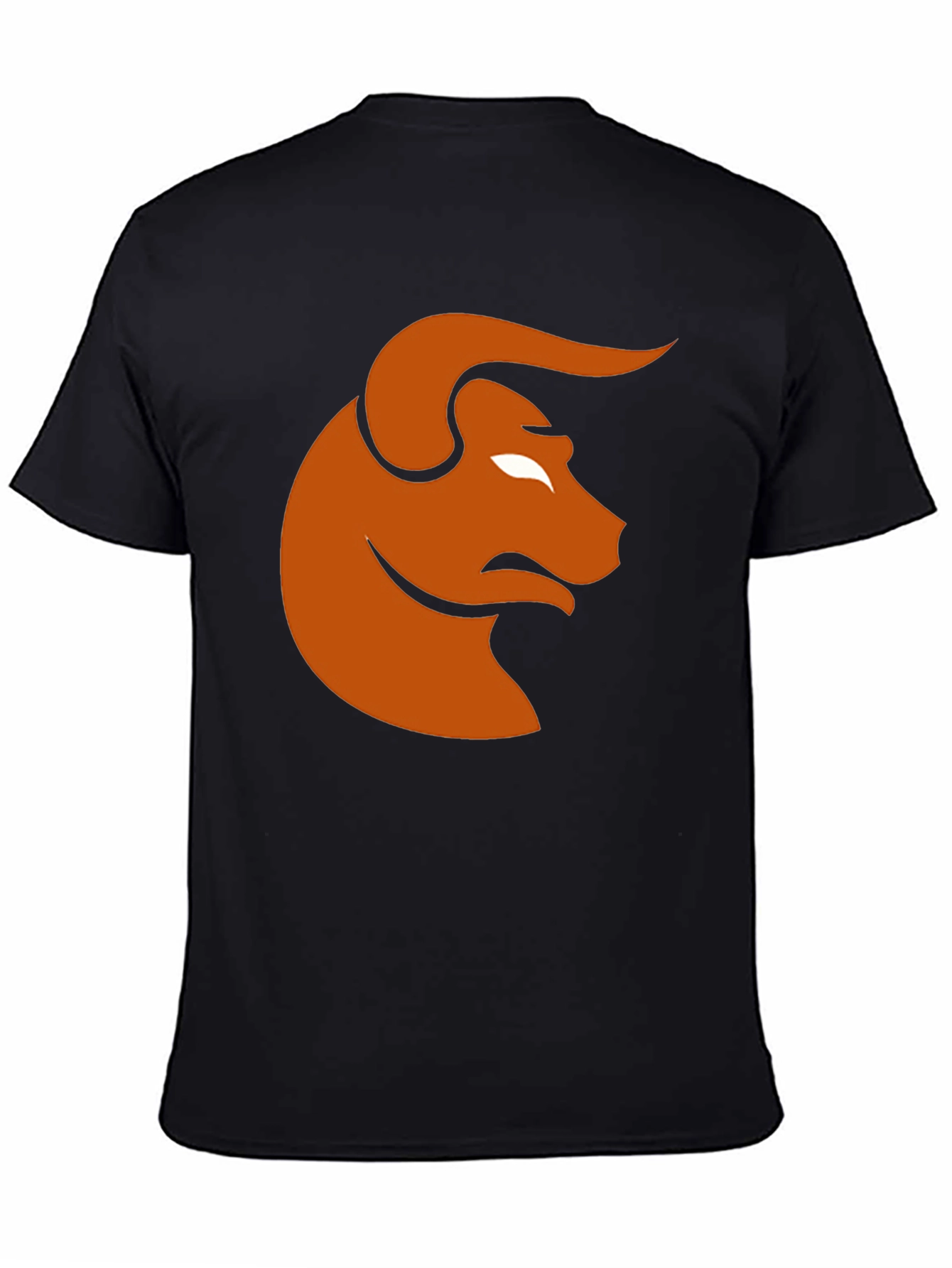 Bull Graphic Tee - Black Casual T-Shirt