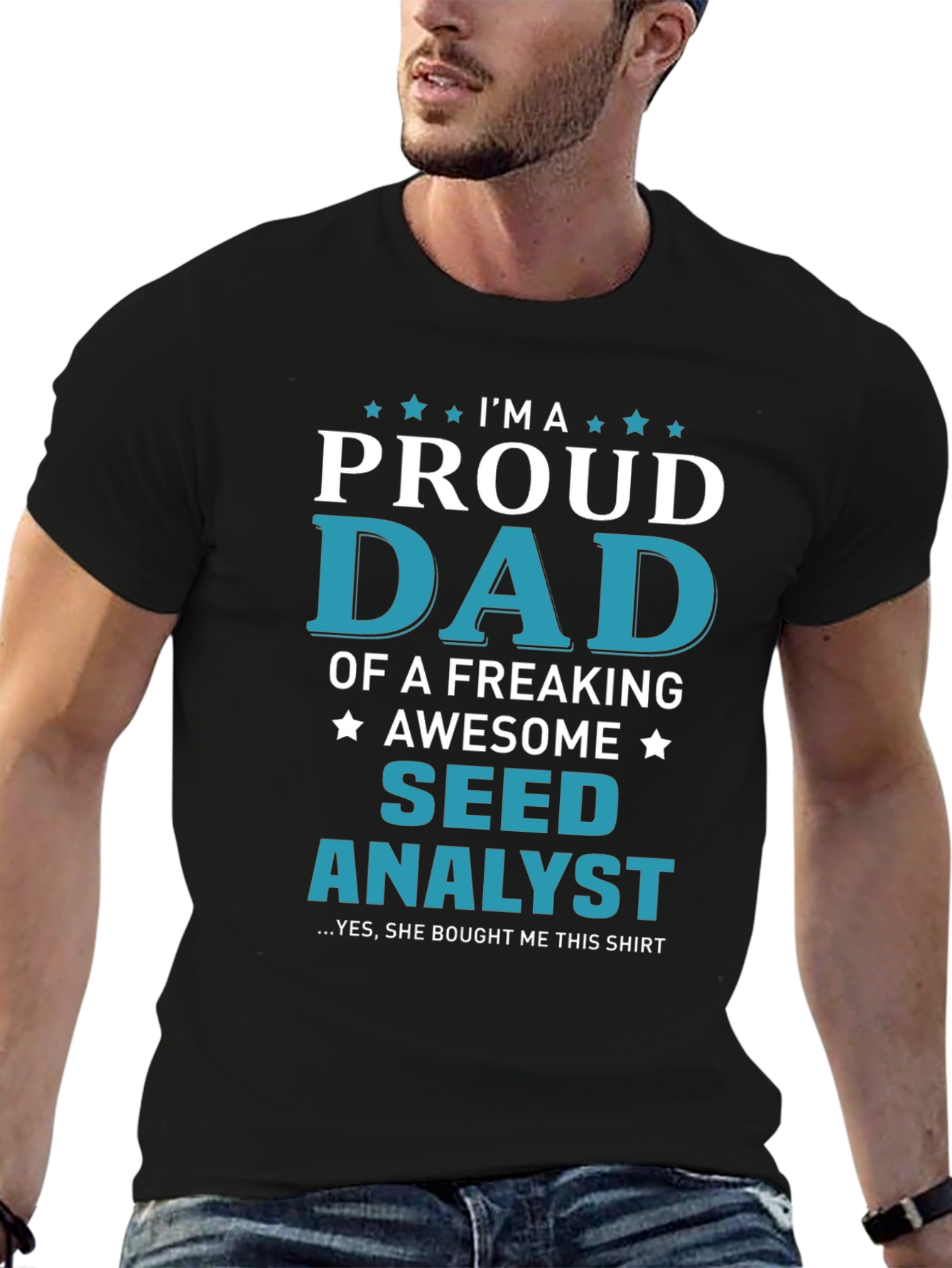 Proud Dad of a Seed Analyst T-Shirt