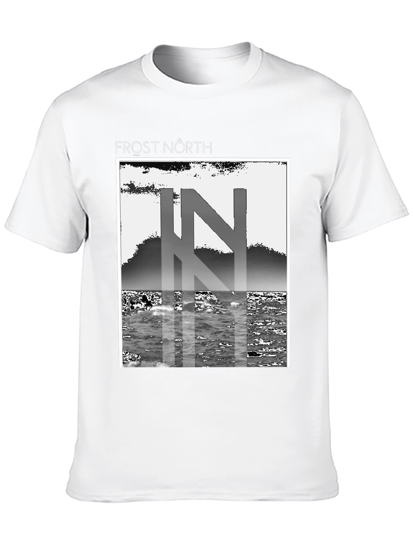 Frost North Graphic Tee - Black Cotton