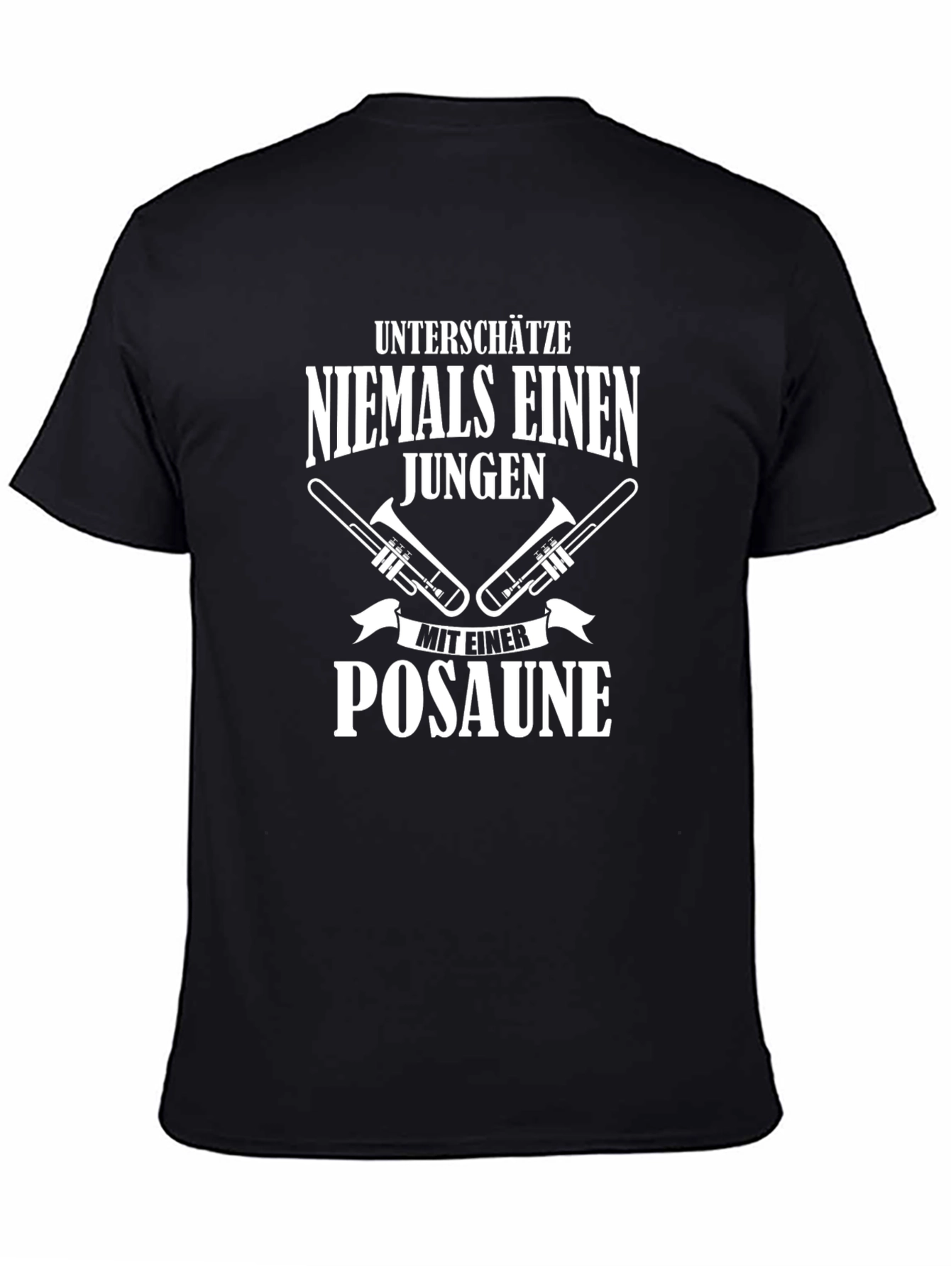 Unterschätze Niemals Einen Jungen T-Shirt Trombone Player Musician