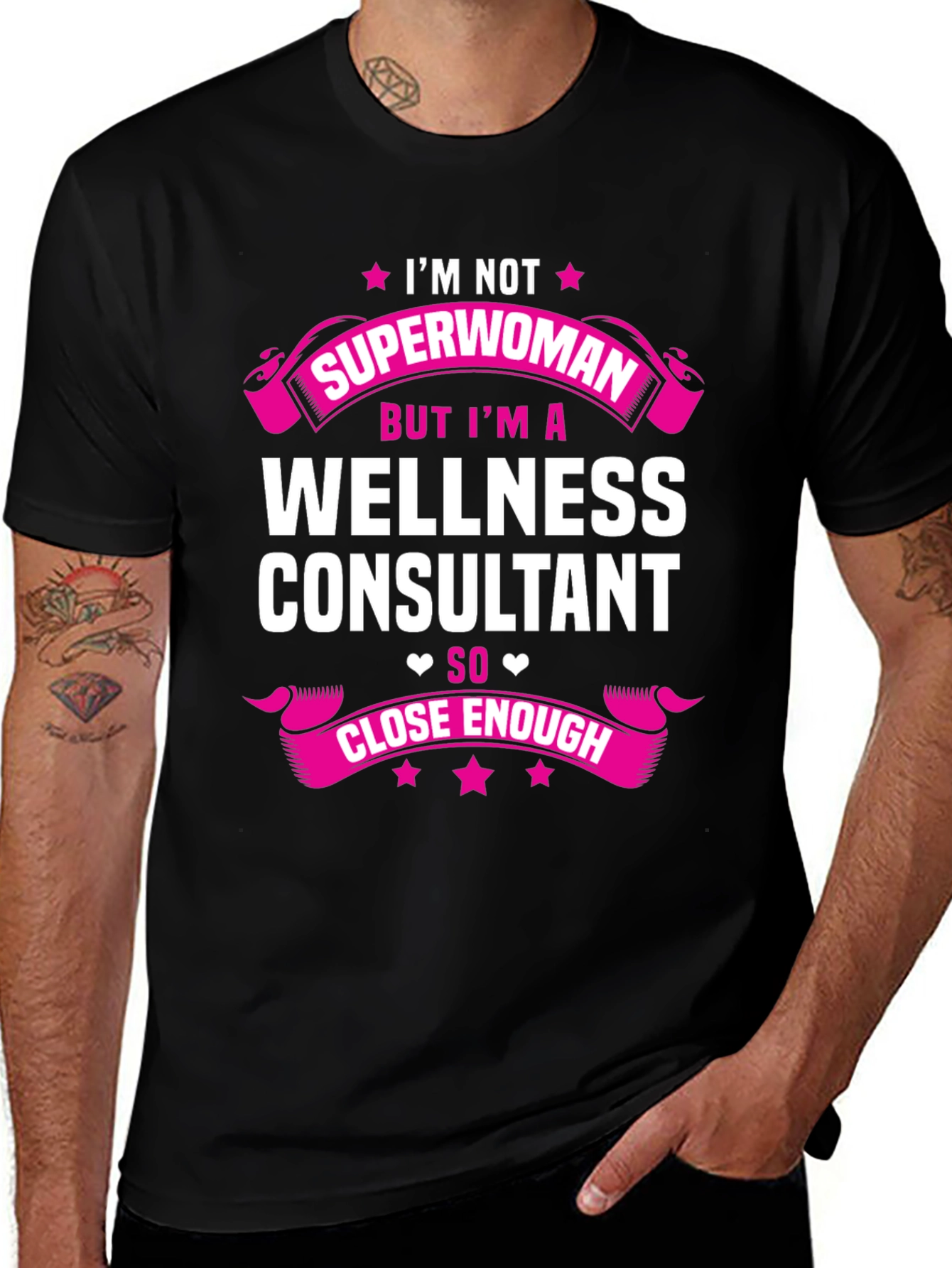 Wellness Consultant T-Shirt - Superwoman Funny Tee