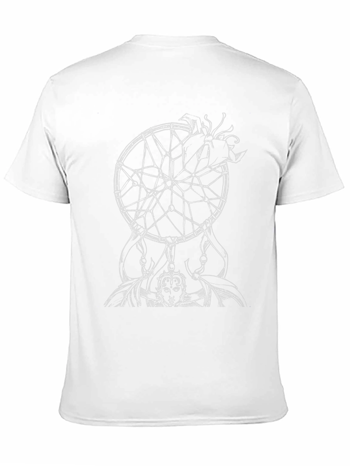 Dreamcatcher Graphic Tee - Soft Black Cotton Comfort