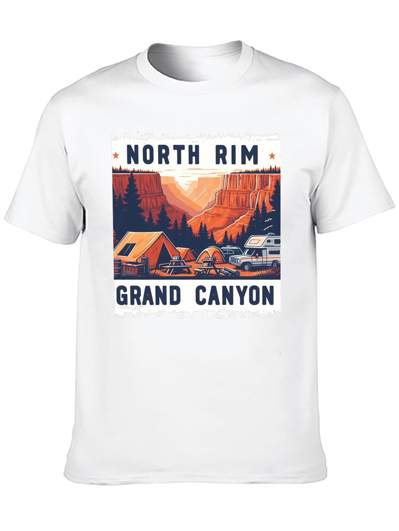 North Rim Grand Canyon Camping T-Shirt