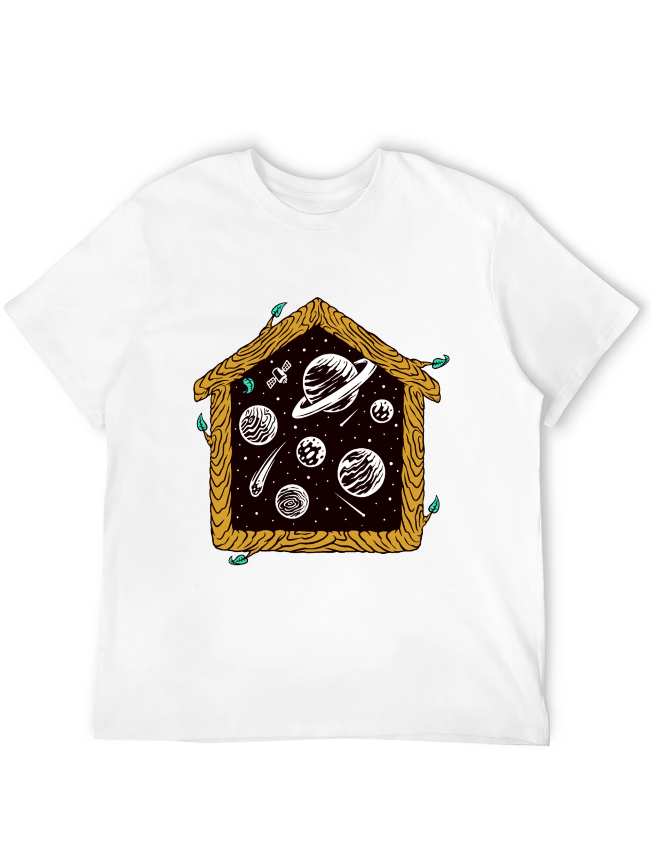 Cosmic House Graphic Tee - Black