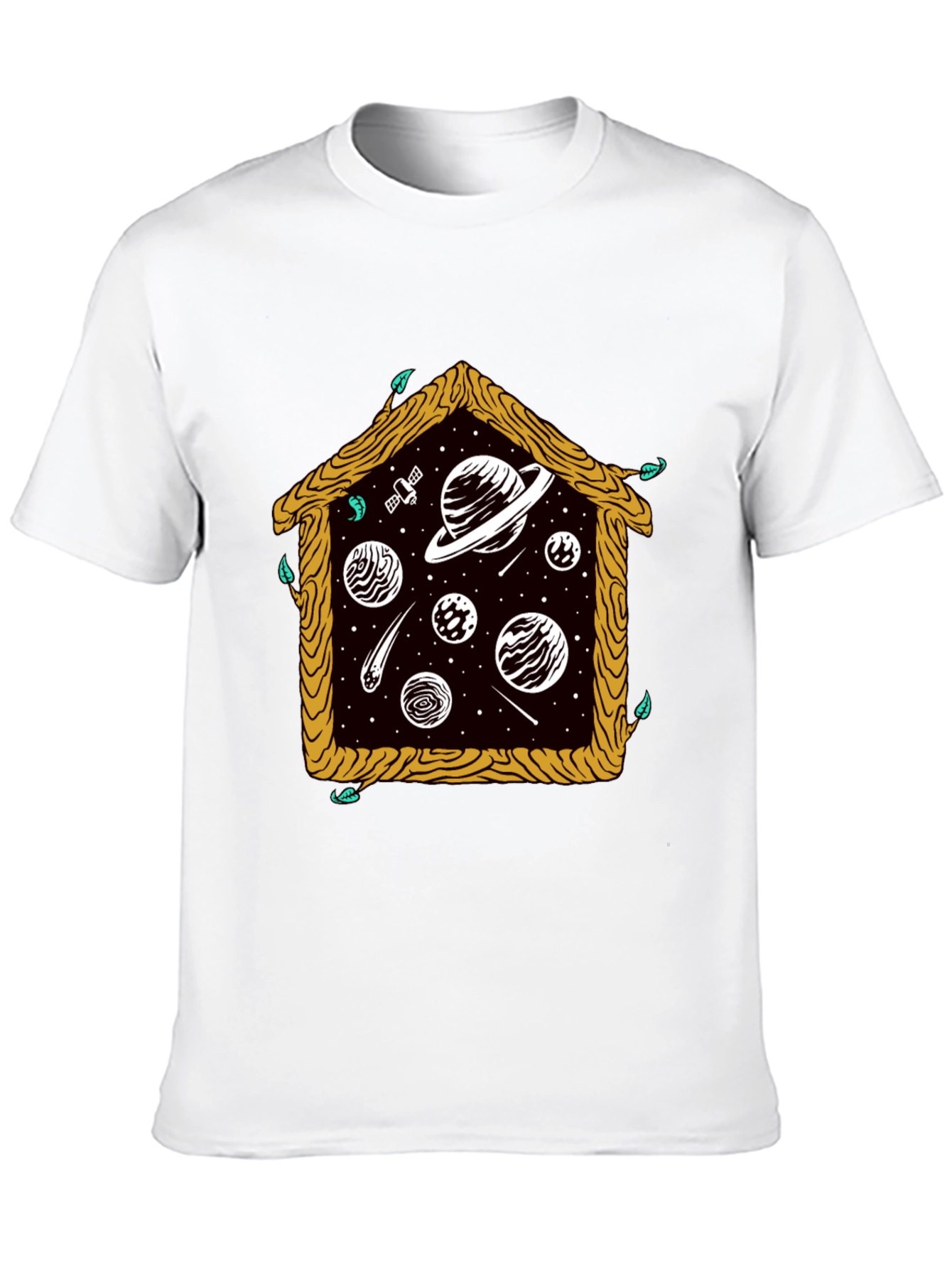 Cosmic House Graphic Tee - Black