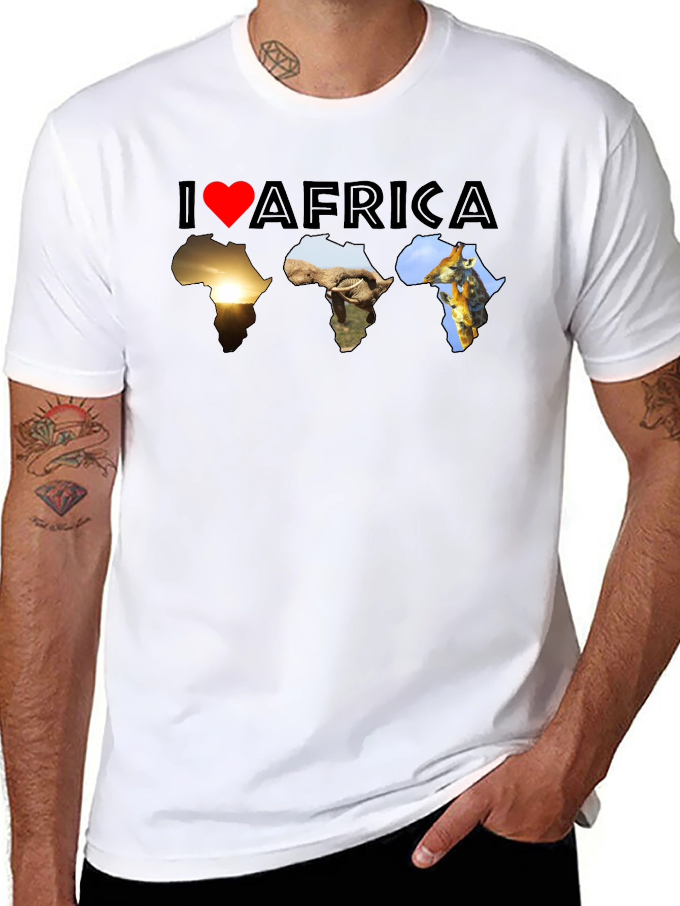 I Heart Africa Graphic T-Shirt