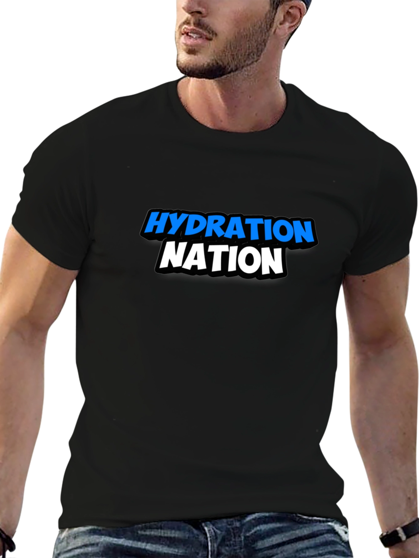 Hydration Nation Graphic Tee - Stay Hydrated