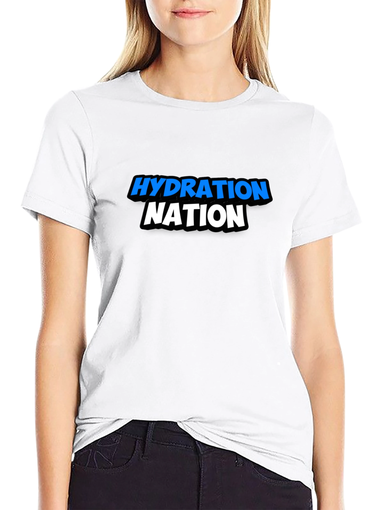 Hydration Nation Graphic Tee - Stay Hydrated