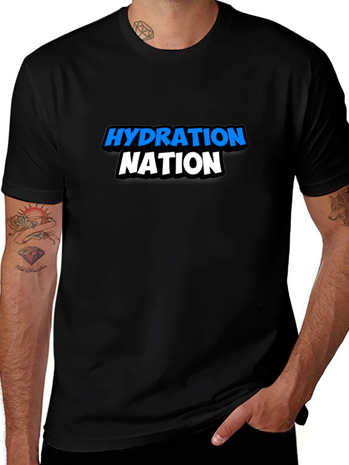Hydration Nation Graphic Tee - Stay Hydrated