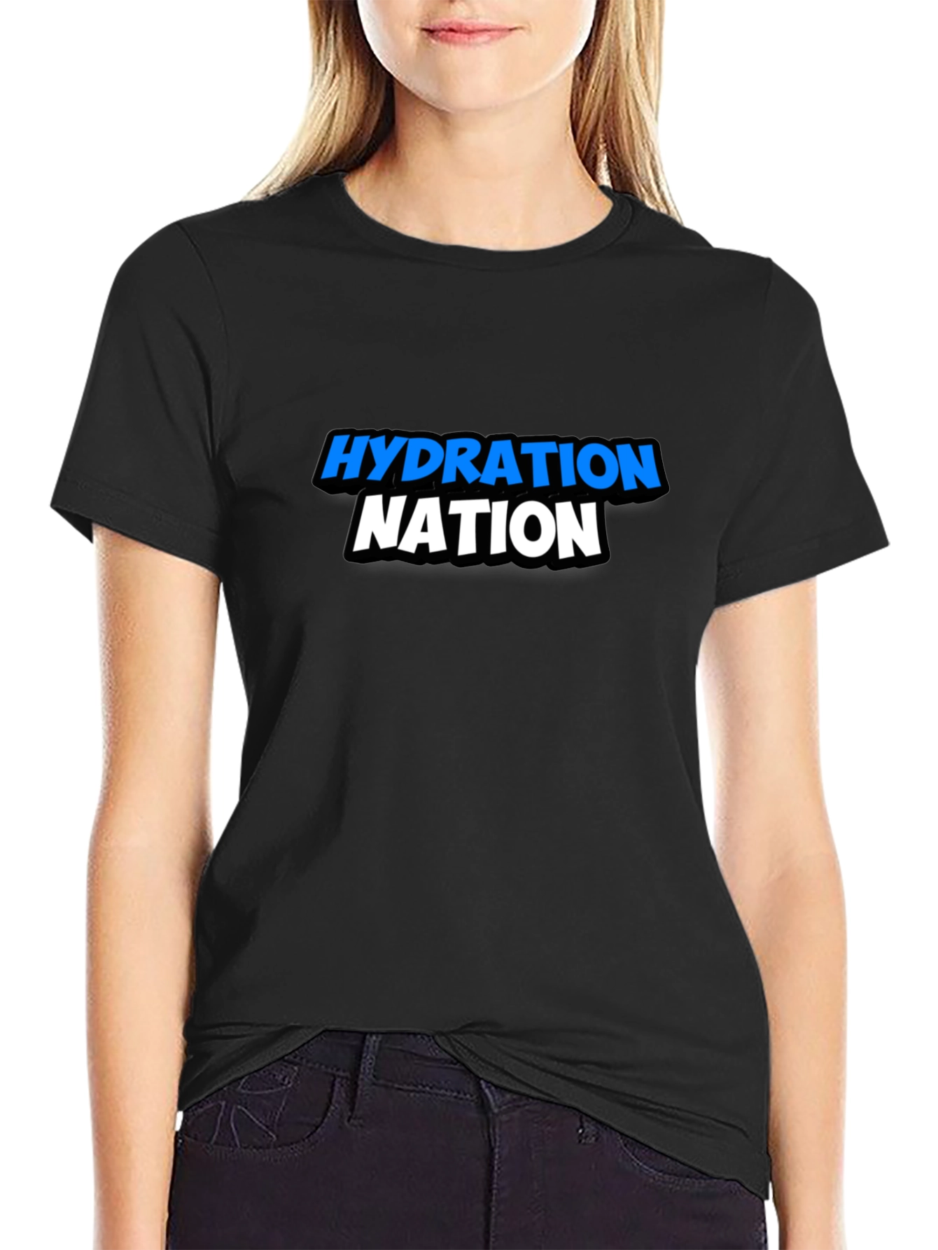 Hydration Nation Graphic Tee - Stay Hydrated