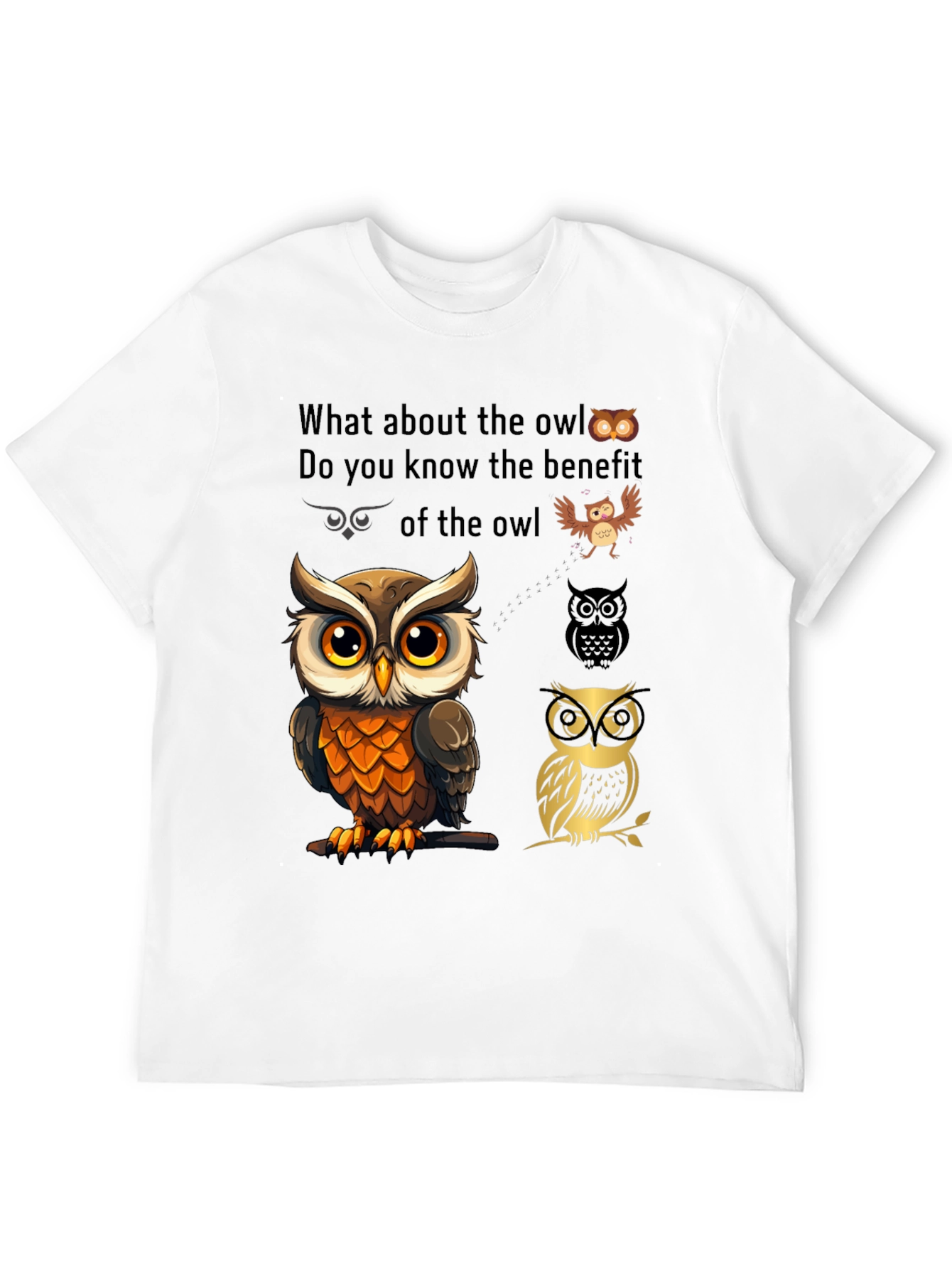 Owl Lover Graphic T-Shirt