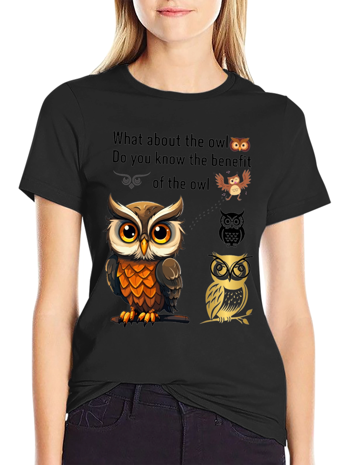 Owl Lover Graphic T-Shirt