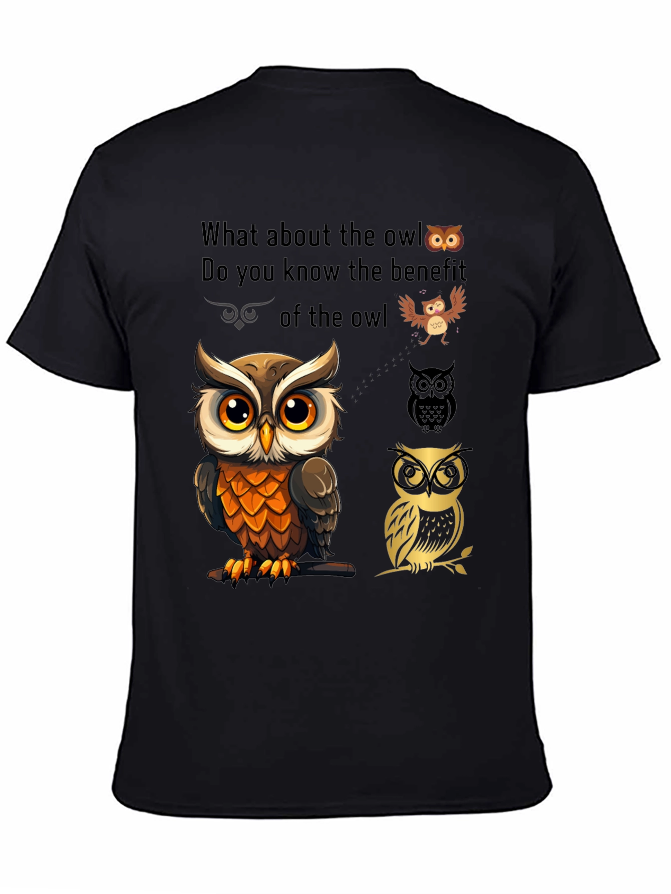 Owl Lover Graphic T-Shirt