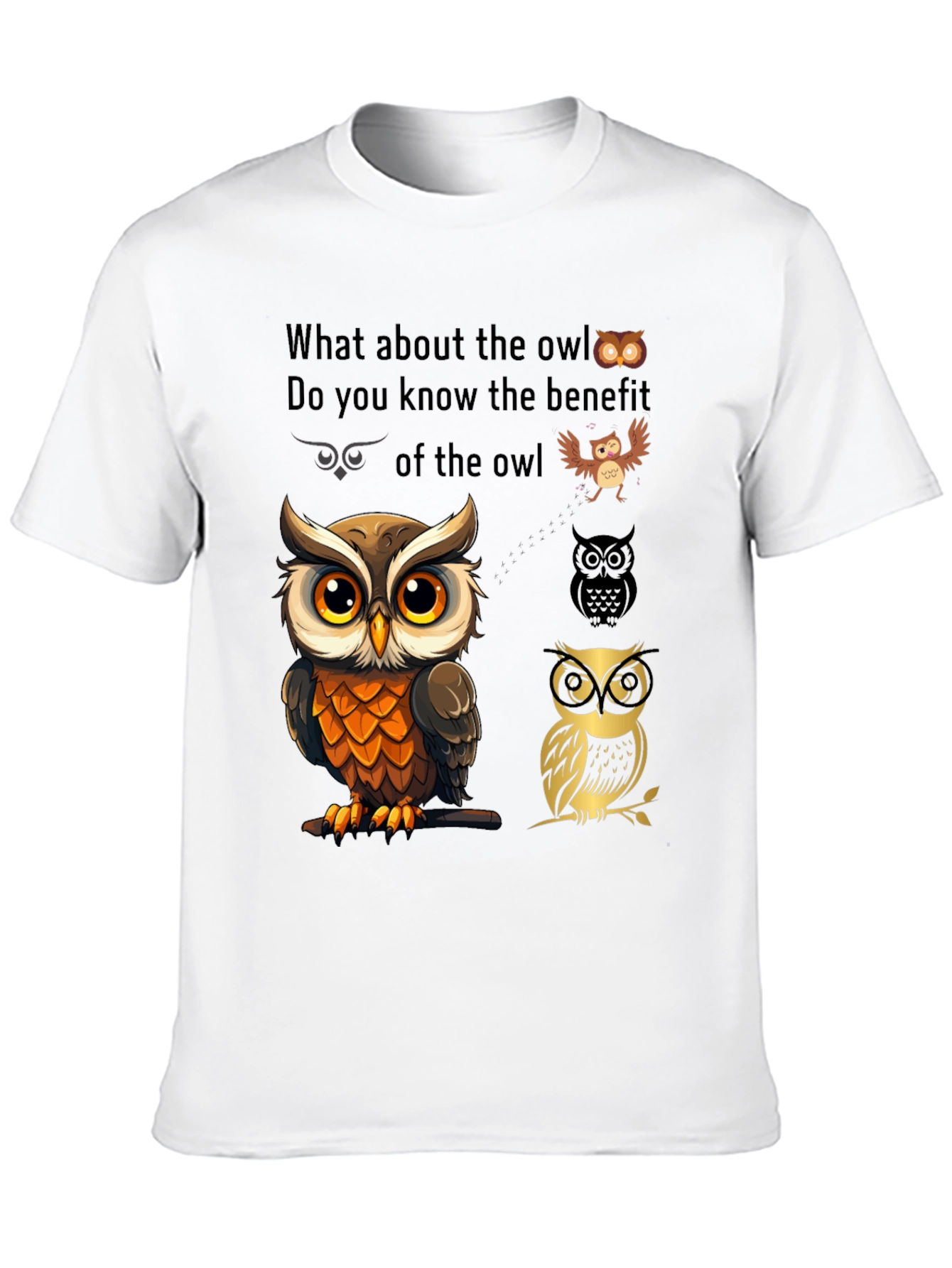 Owl Lover Graphic T-Shirt