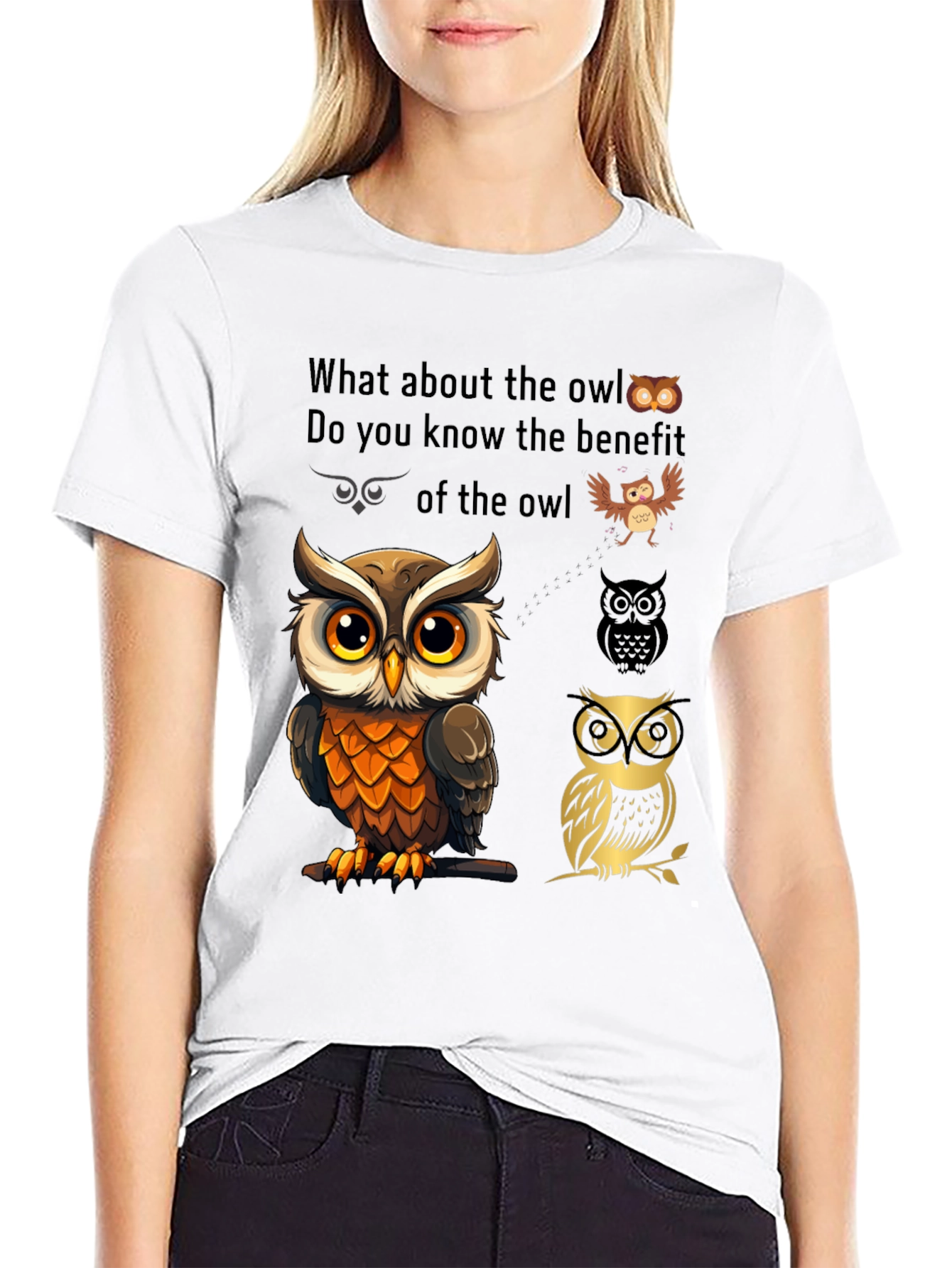 Owl Lover Graphic T-Shirt