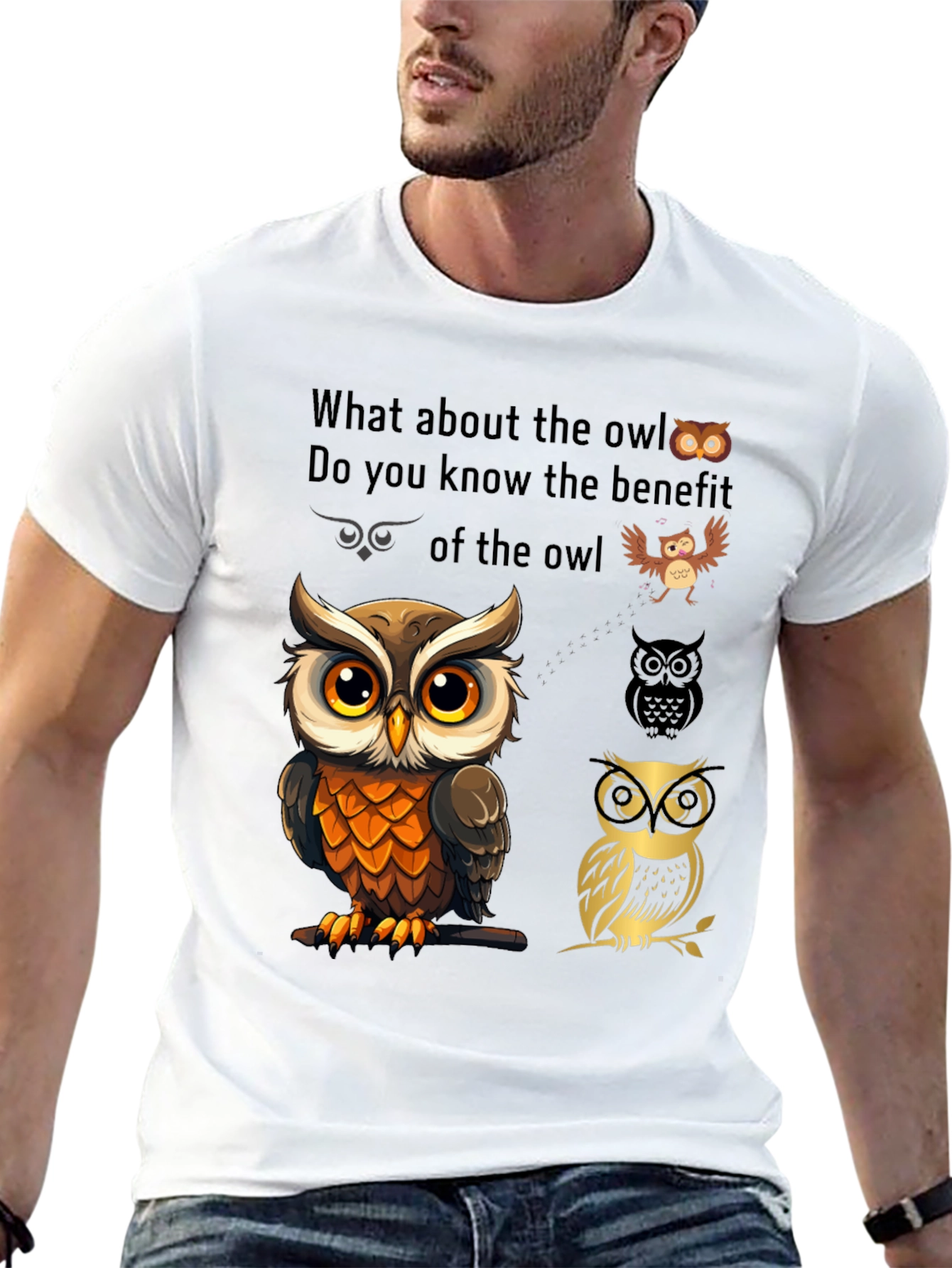 Owl Lover Graphic T-Shirt
