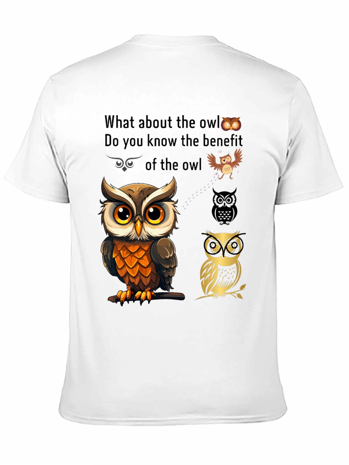 Owl Lover Graphic T-Shirt