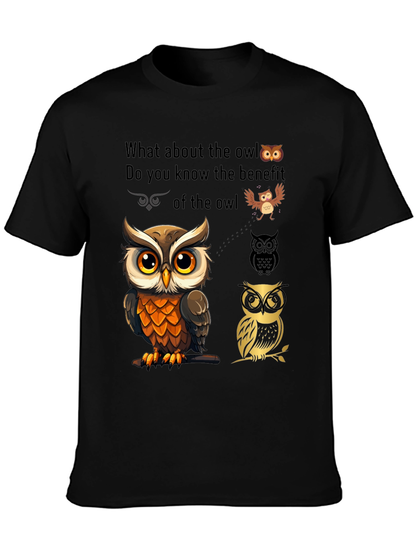 Owl Lover Graphic T-Shirt