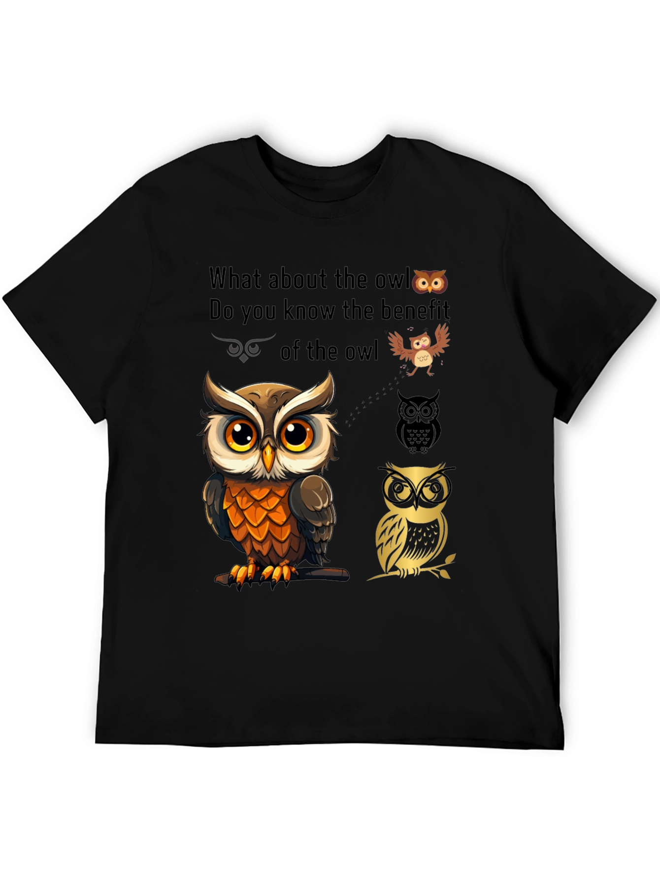 Owl Lover Graphic T-Shirt