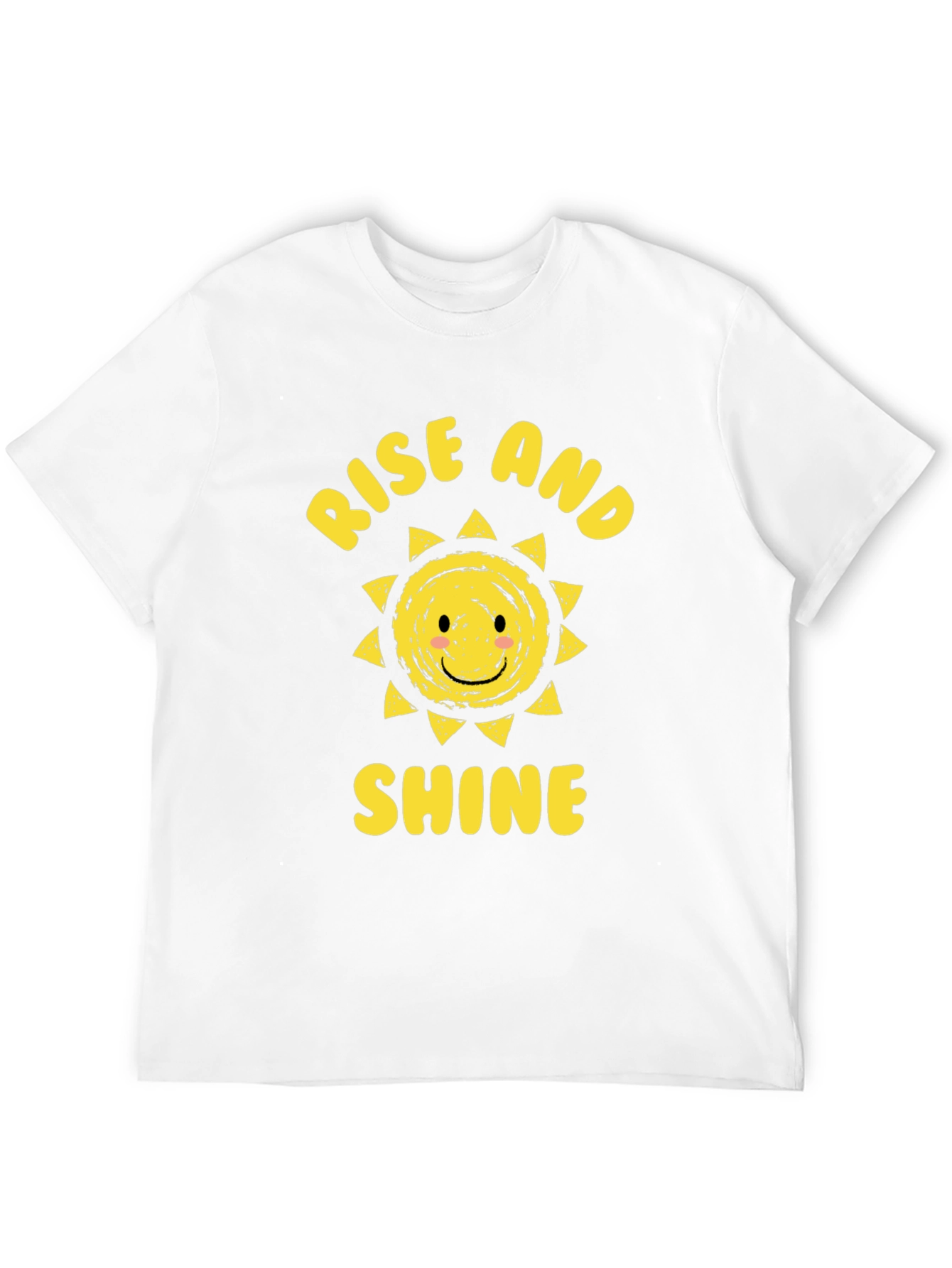 Rise and Shine Graphic Tee - Black Cotton T-Shirt