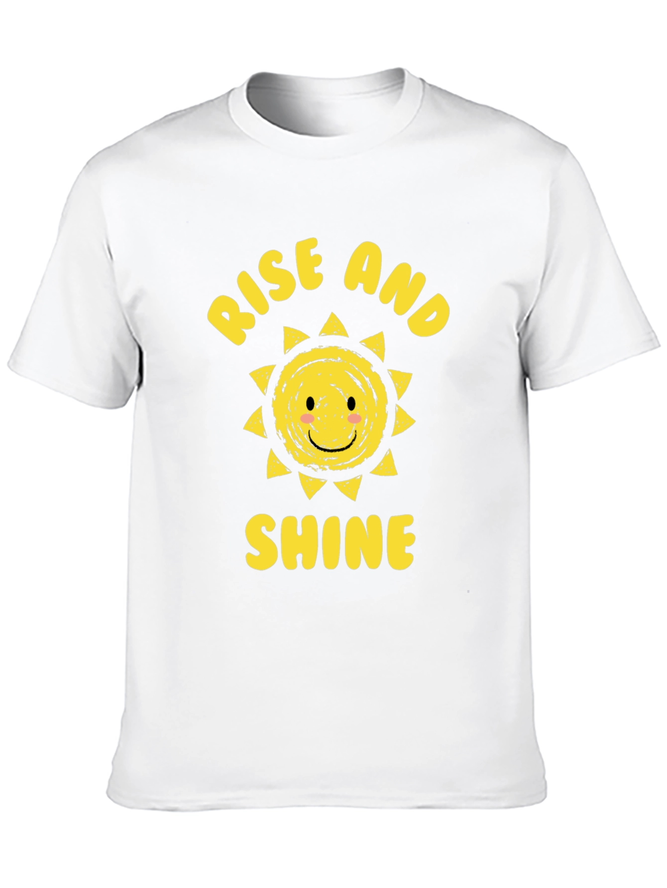 Rise and Shine Graphic Tee - Black Cotton T-Shirt