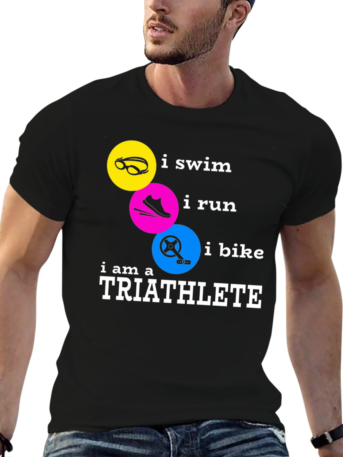 Triathlete T-Shirt - Swim Run Bike