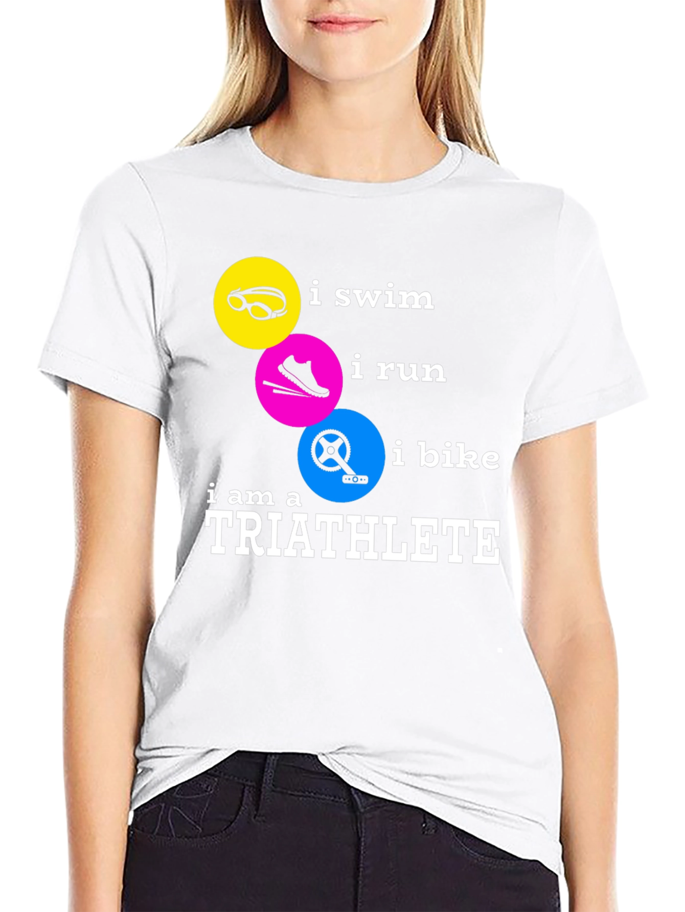 Triathlete T-Shirt - Swim Run Bike