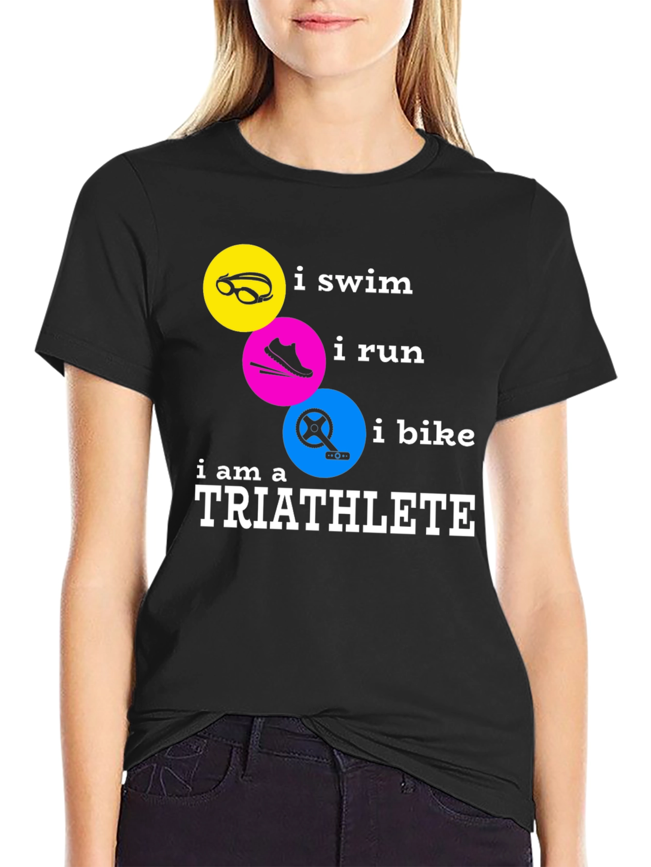 Triathlete T-Shirt - Swim Run Bike