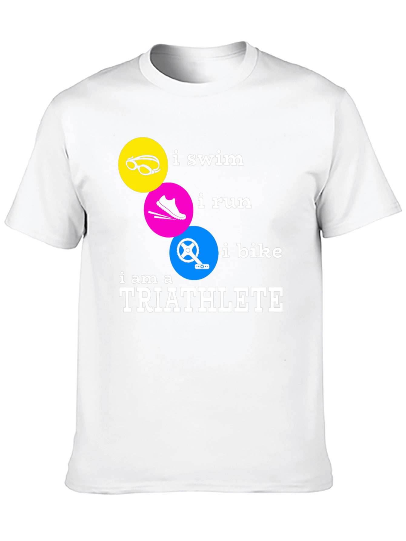 Triathlete T-Shirt - Swim Run Bike