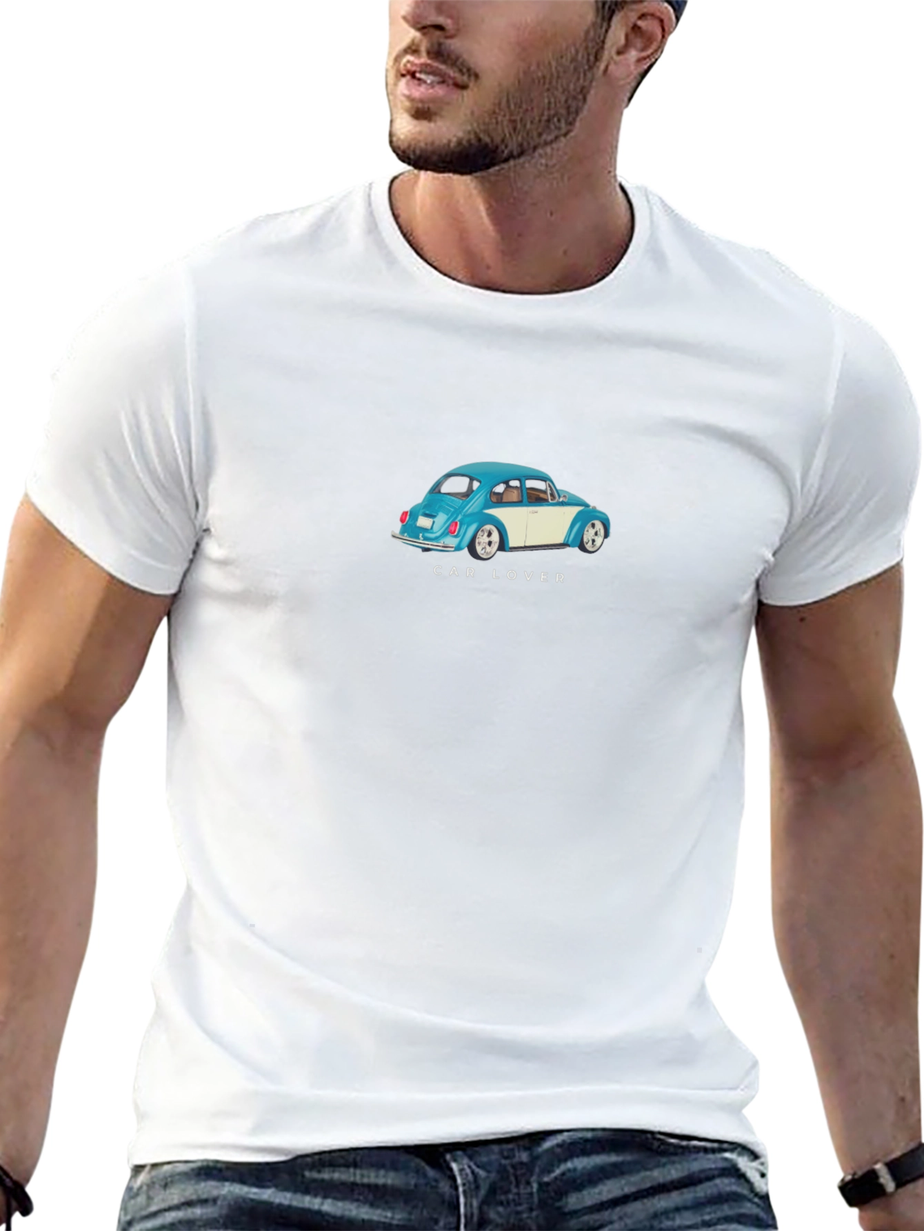 Car Lover Graphic T-Shirt - Mens Black Tee