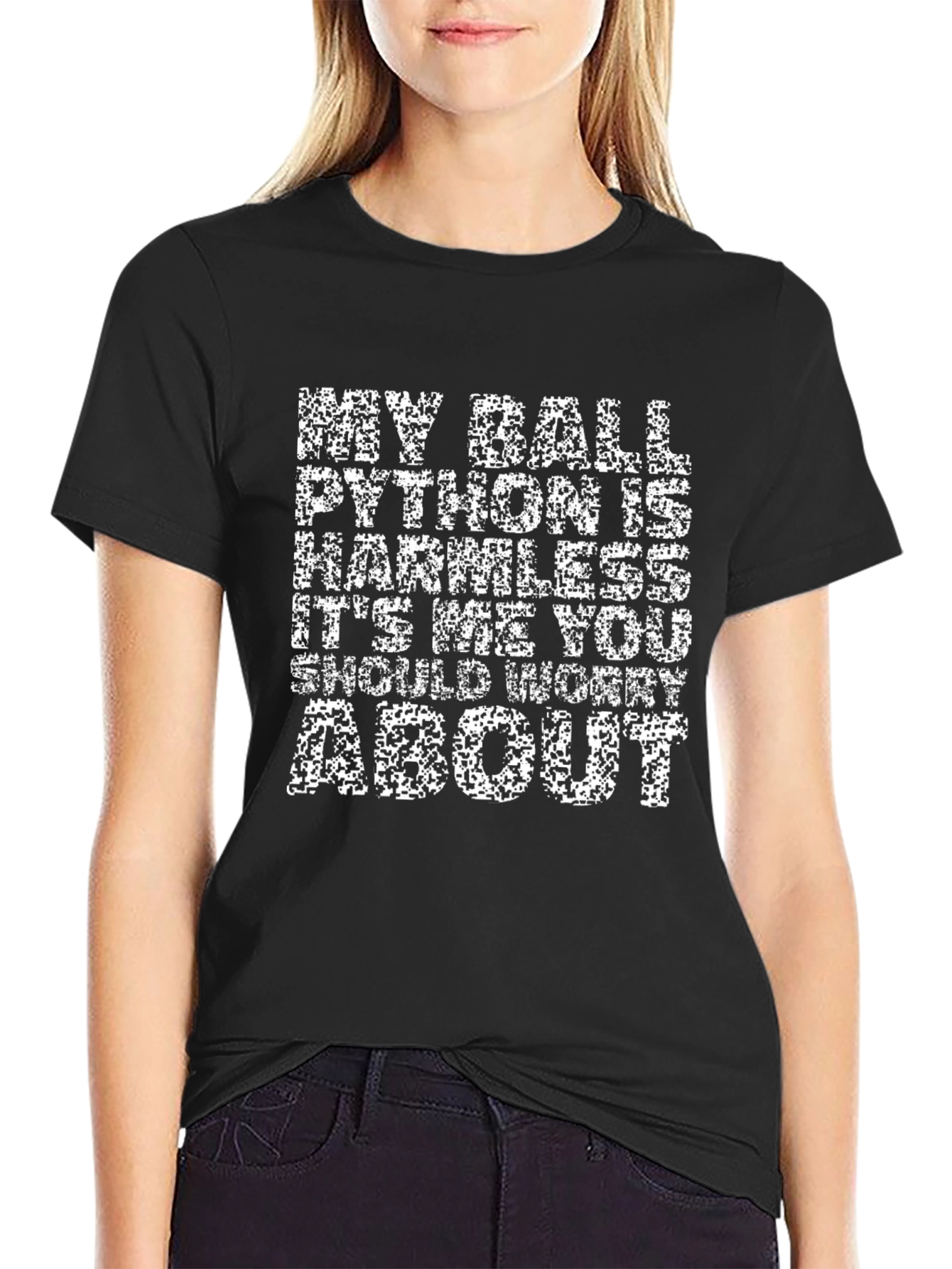 My Ball Python Is Harmless Graphic Tee