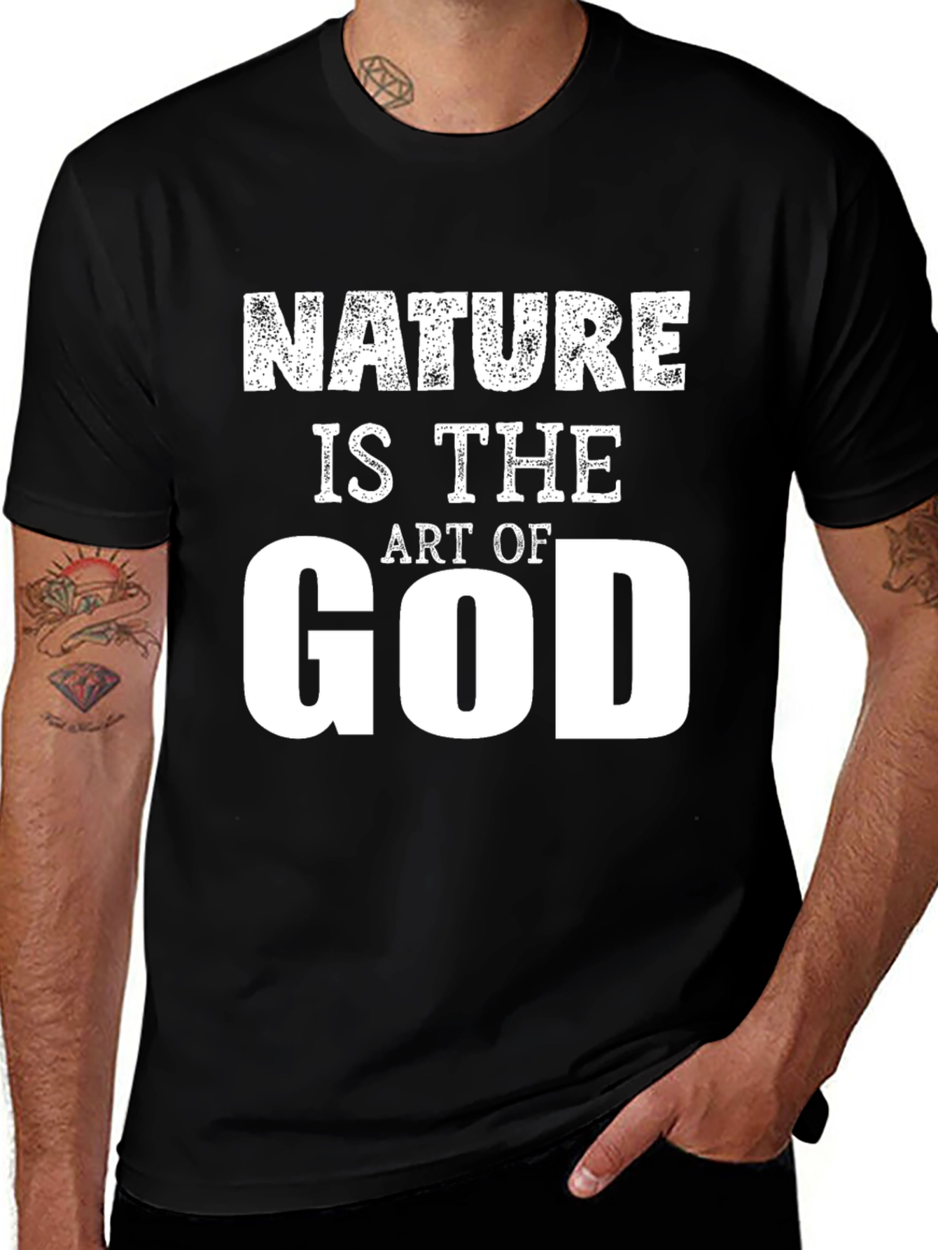 Nature is The Art of God Graphic T-Shirt