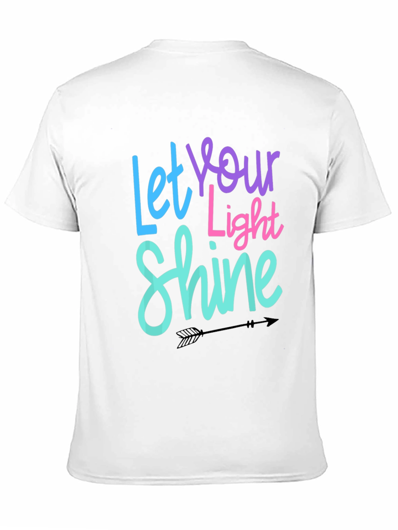 Let Your Light Shine T-Shirt - Inspirational Graphic Tee