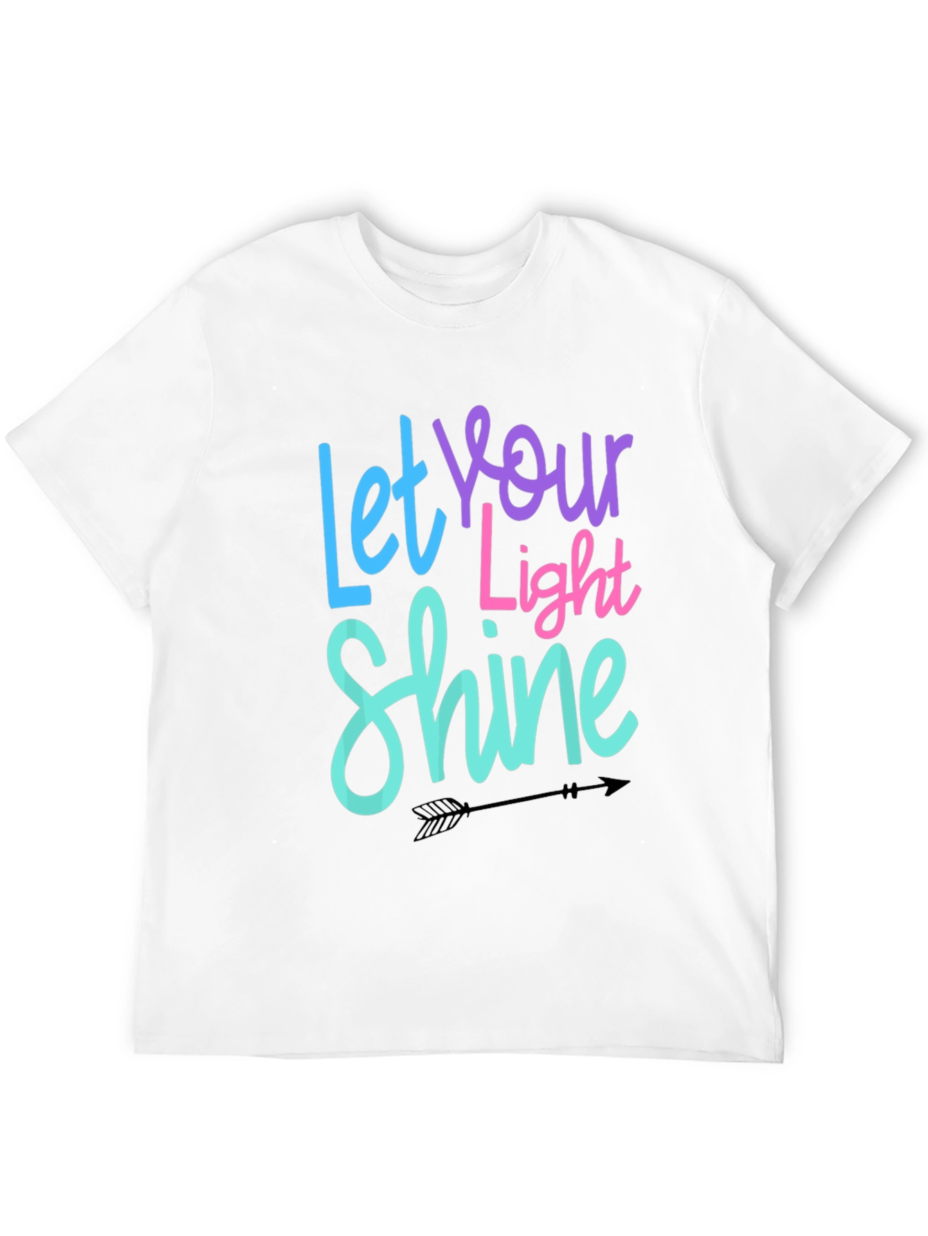 Let Your Light Shine T-Shirt - Inspirational Graphic Tee