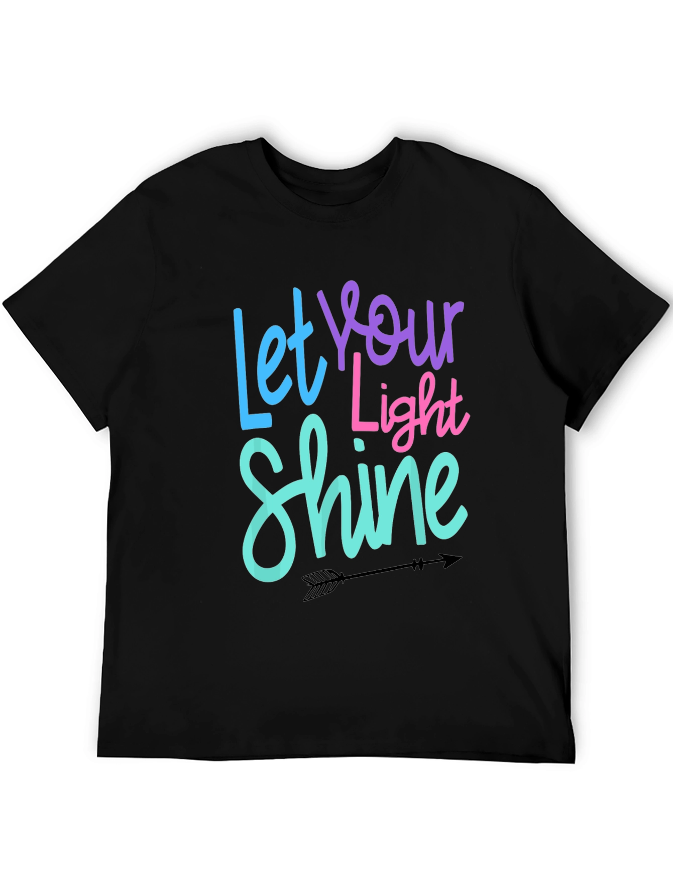 Let Your Light Shine T-Shirt - Inspirational Graphic Tee