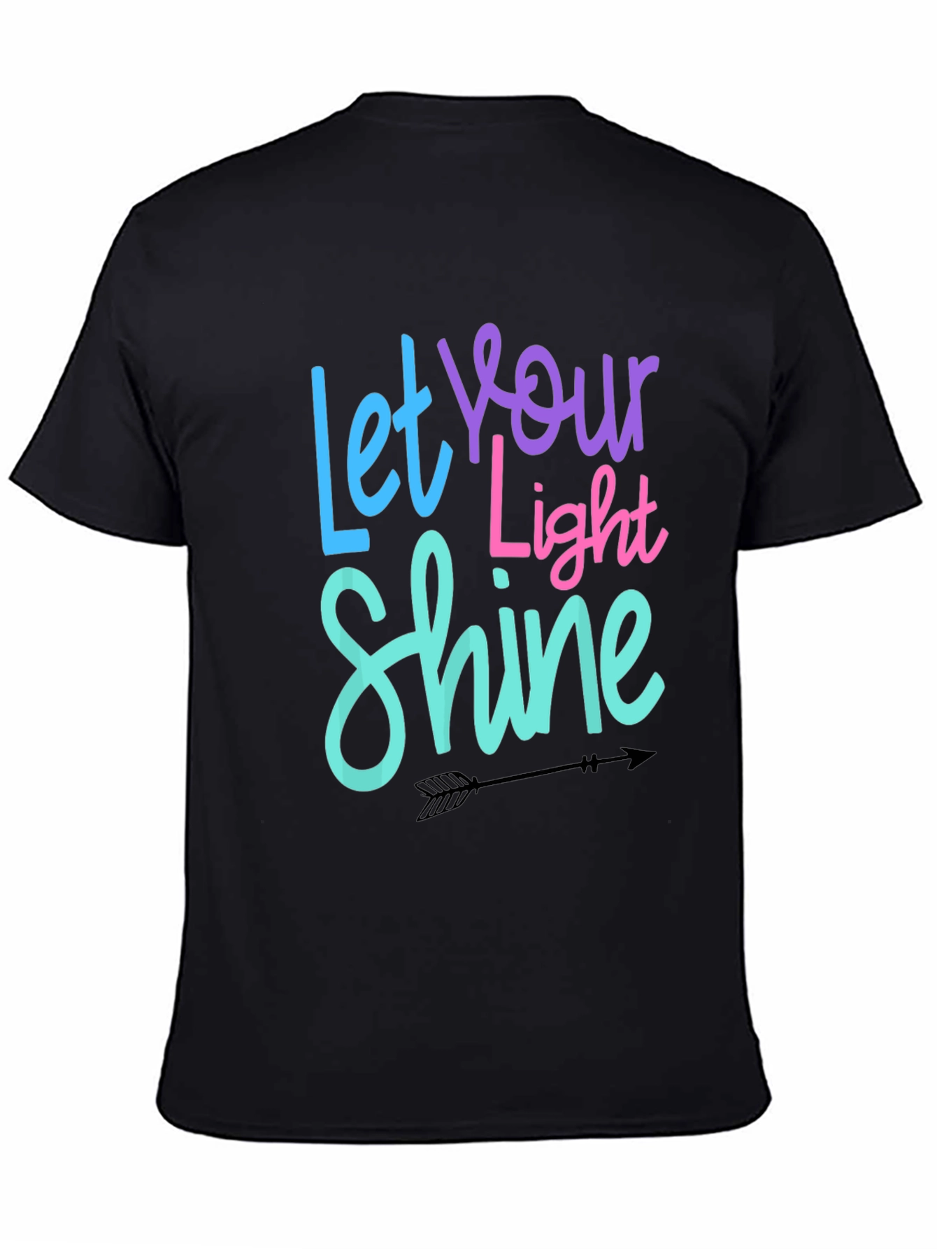 Let Your Light Shine T-Shirt - Inspirational Graphic Tee