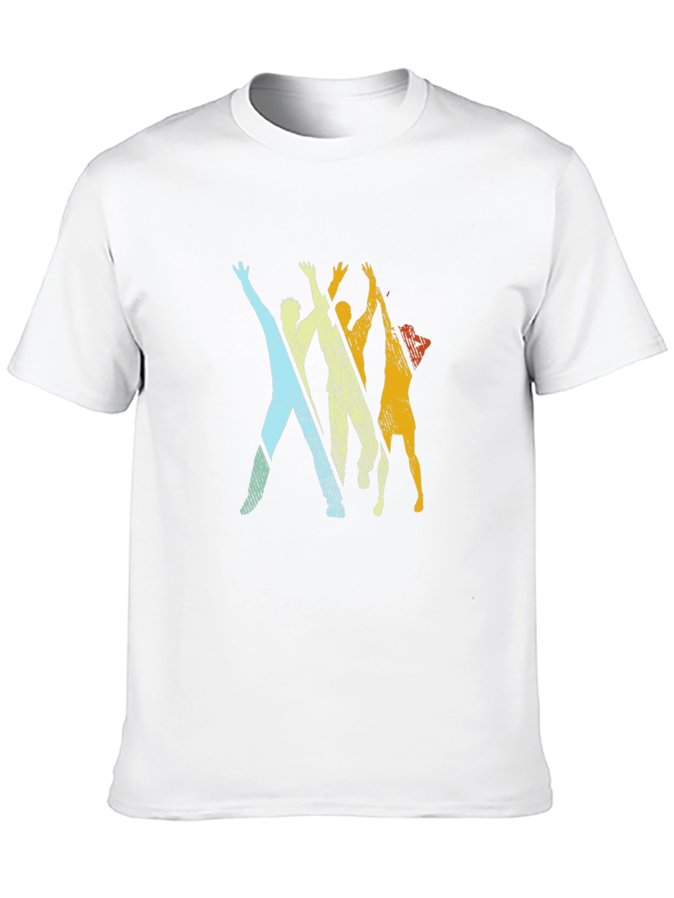 Retro Silhouette Tee - Black Graphic T-Shirt