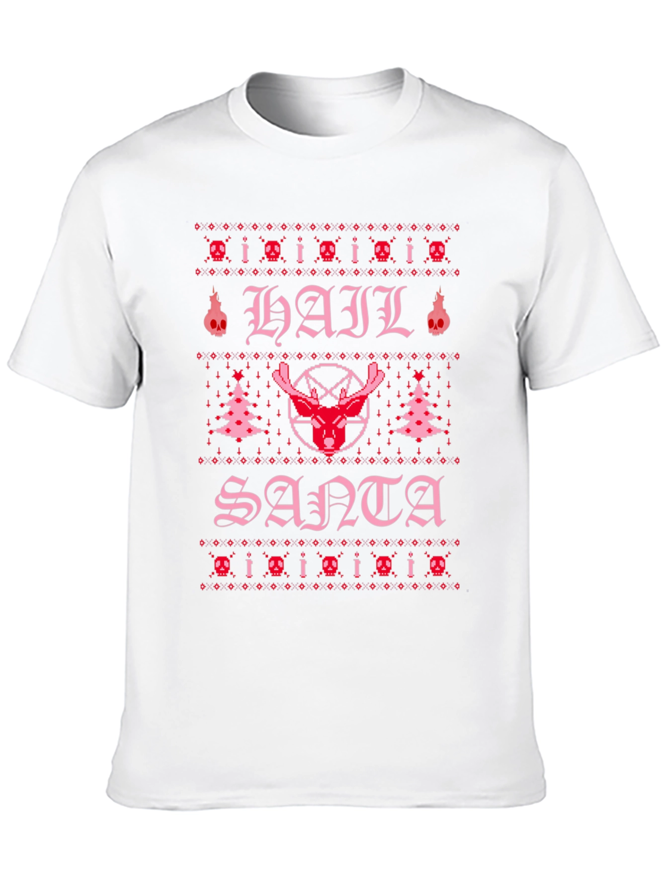 Hail Santa Ugly Christmas T-Shirt - Funny Holiday Tee