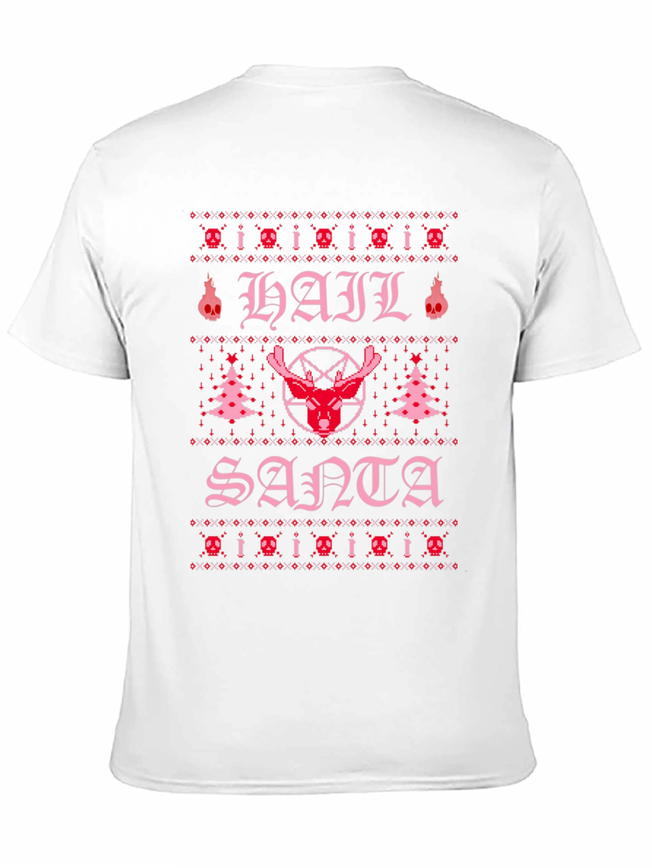 Hail Santa Ugly Christmas T-Shirt - Funny Holiday Tee