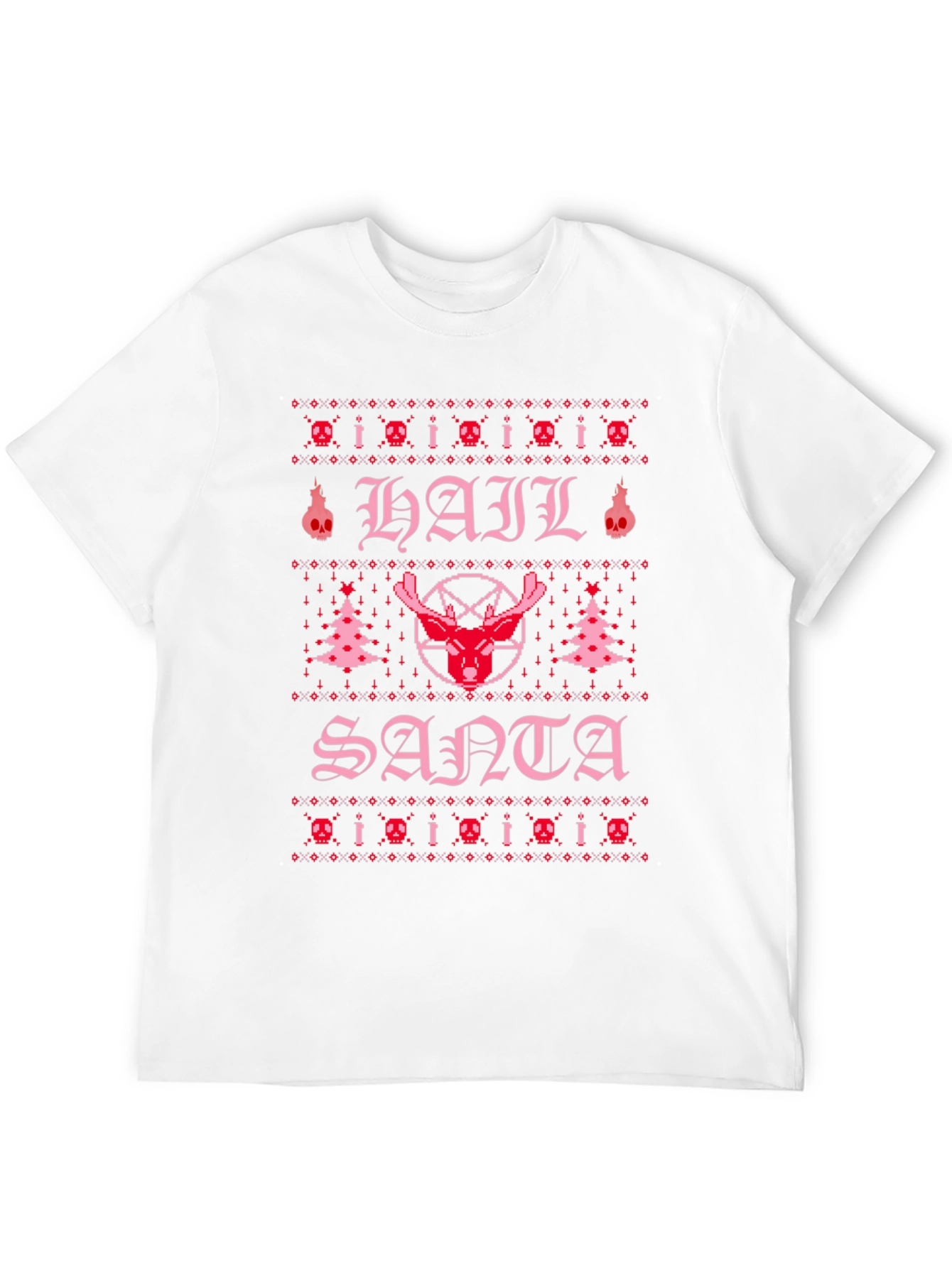 Hail Santa Ugly Christmas T-Shirt - Funny Holiday Tee