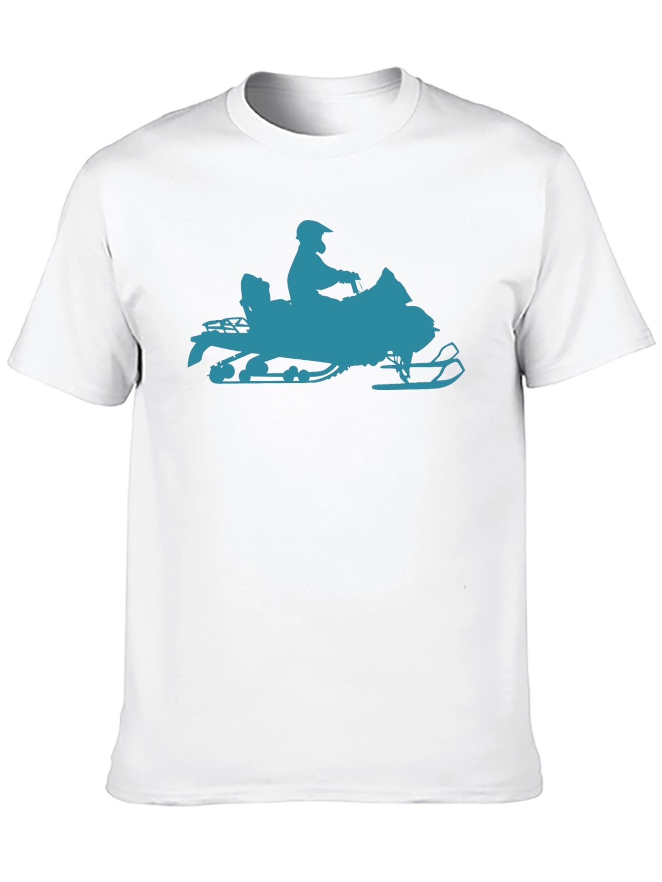 Snowmobile Graphic T-Shirt - Black
