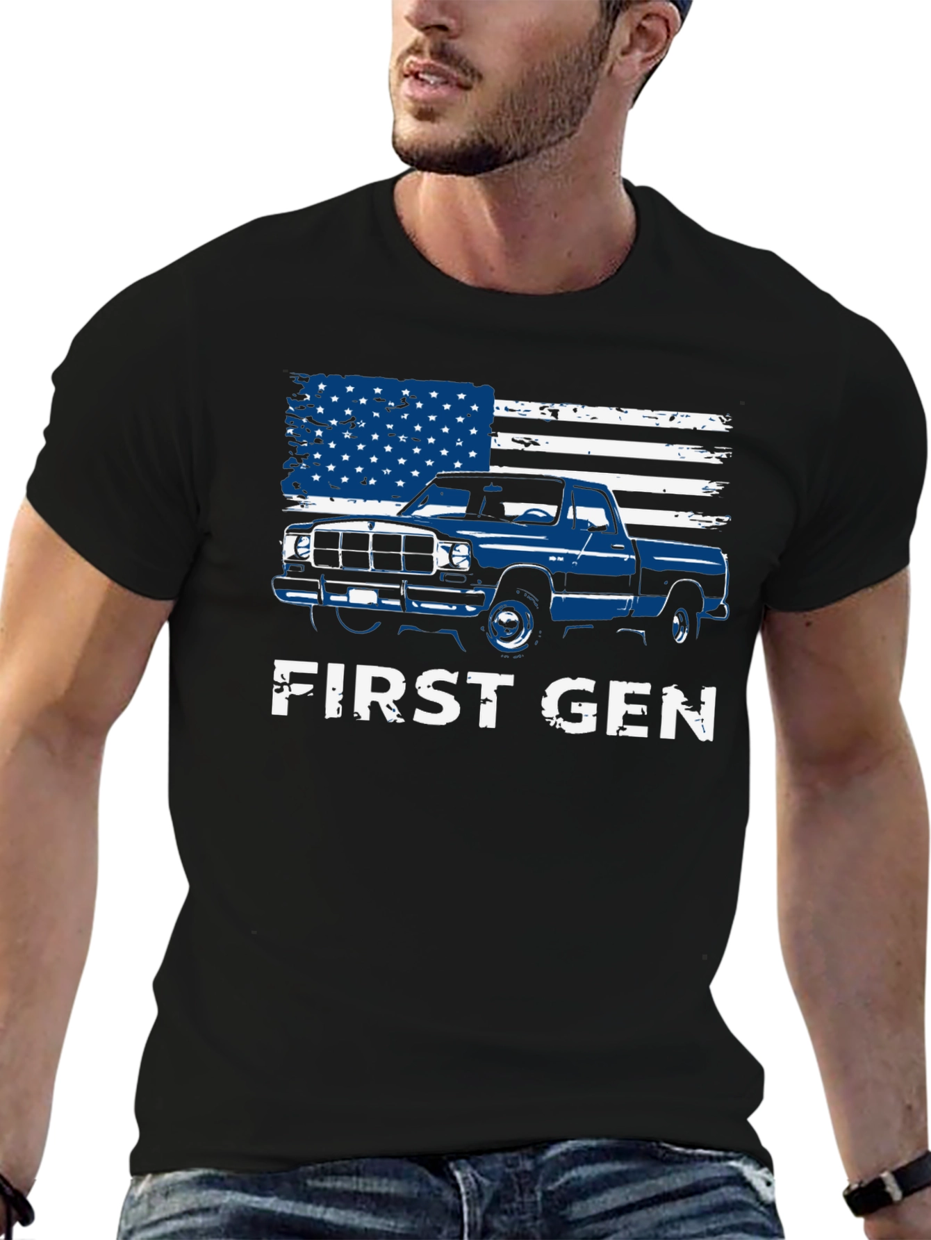 First Gen Truck American Flag T-Shirt