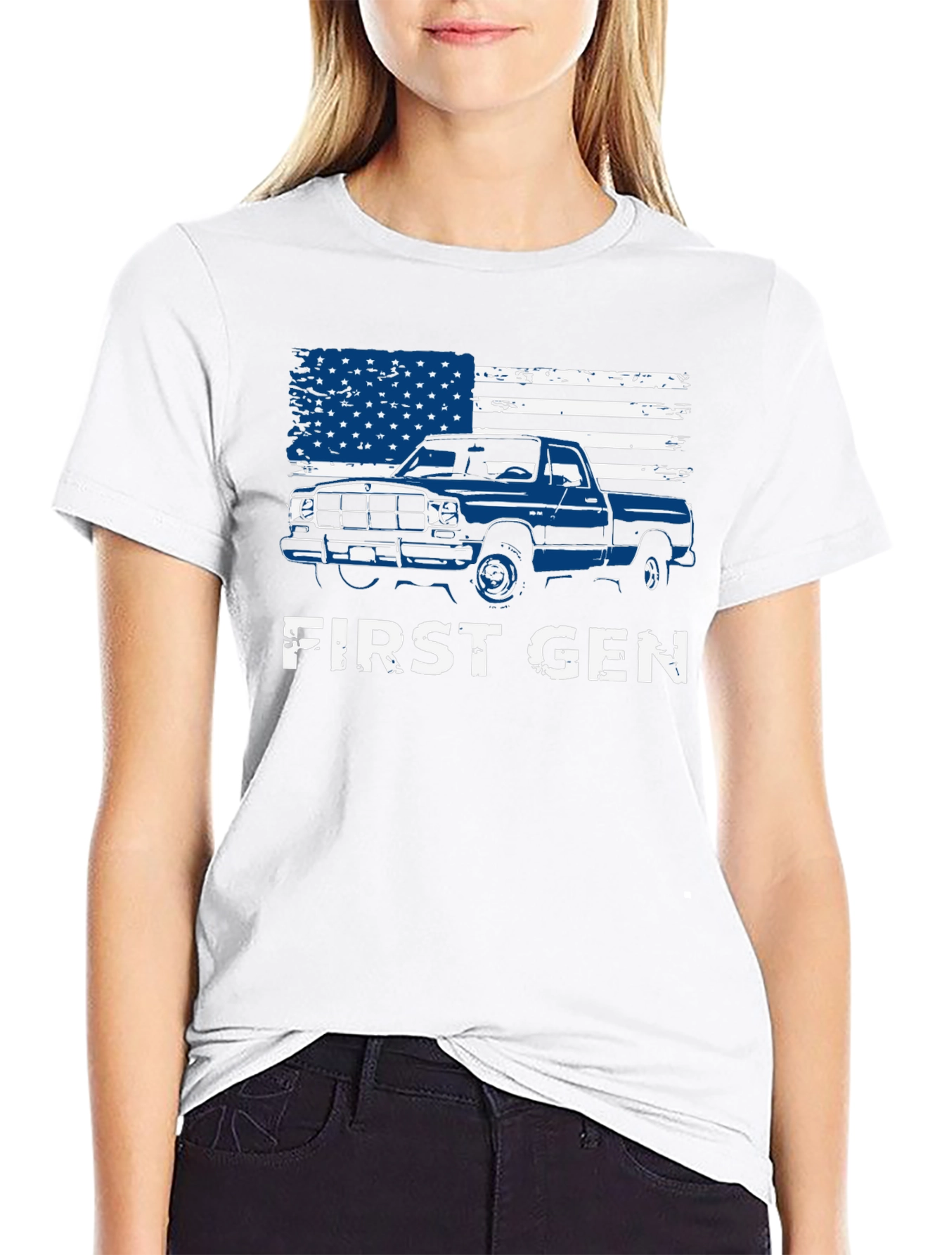 First Gen Truck American Flag T-Shirt